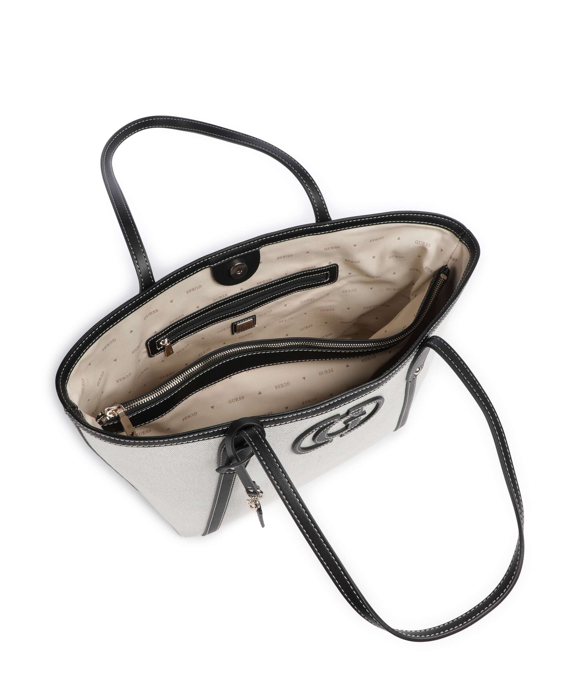 Guess Sebina Boodschappentas natural/black - Image 6