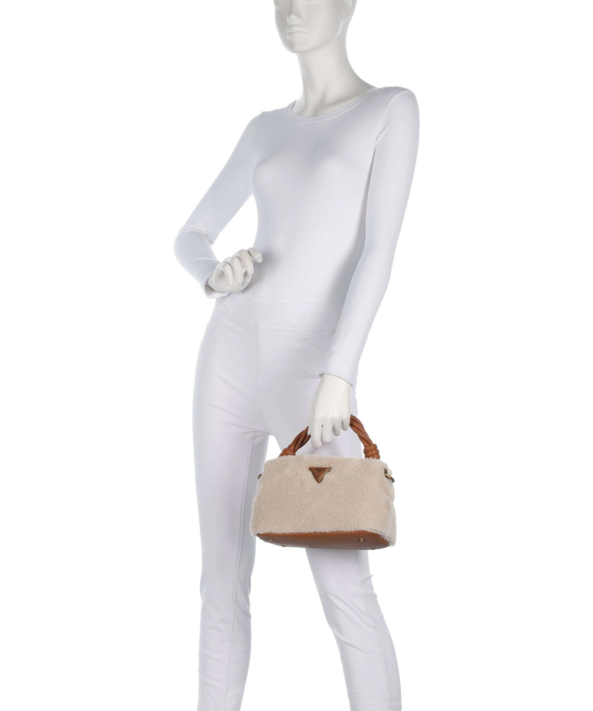 Guess Shaida Handtas natural/cognac - Image 3