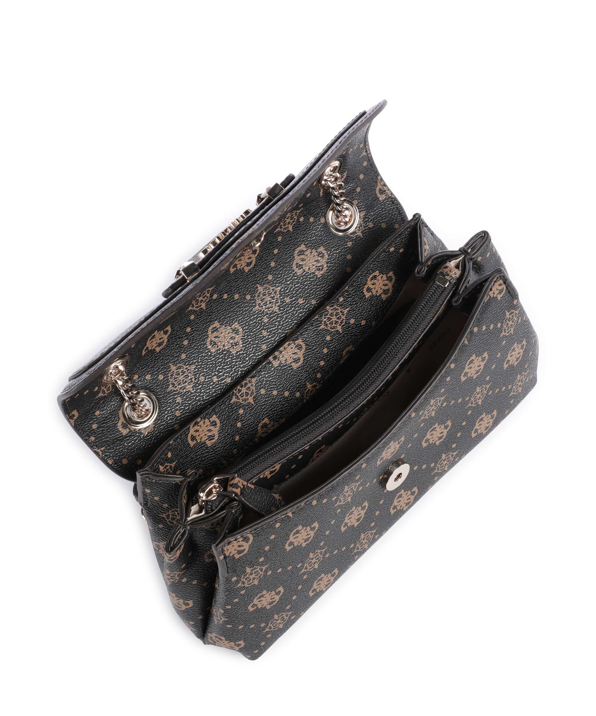 Guess Silia Schoudertas espresso logo - Image 7