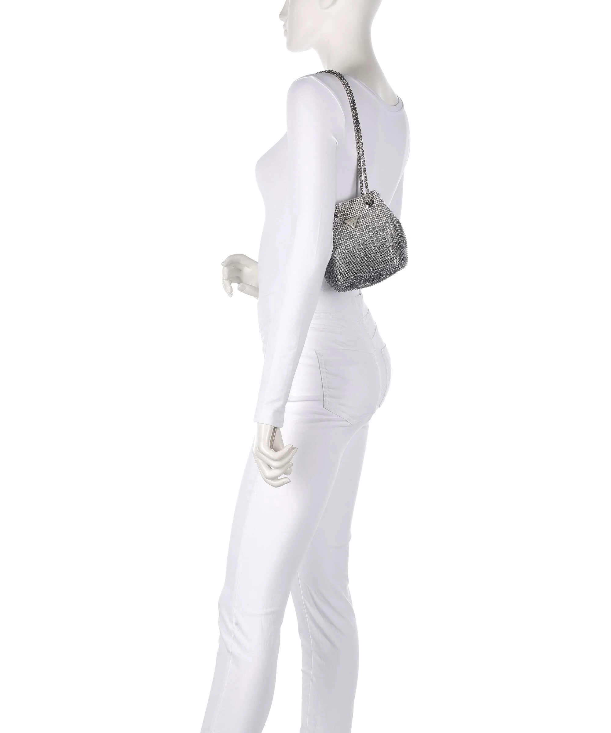 Guess Zalina Schoudertas silver - Image 3