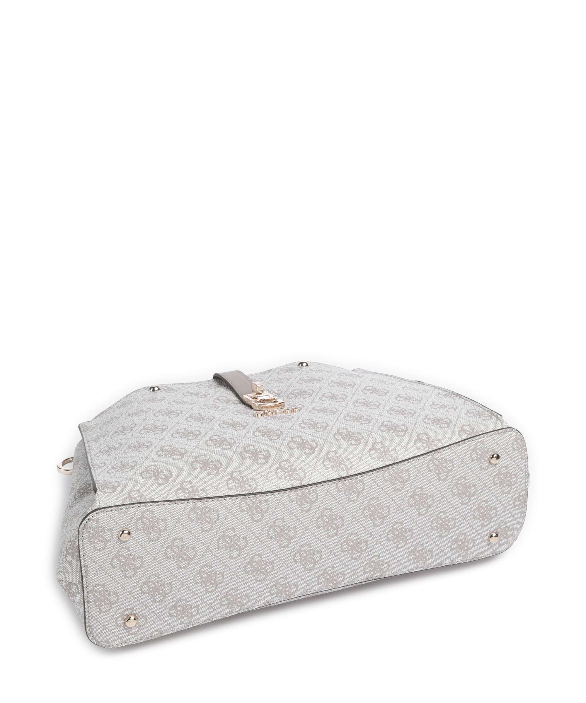 Guess Zamira Handtas dark taupe logo - Image 5