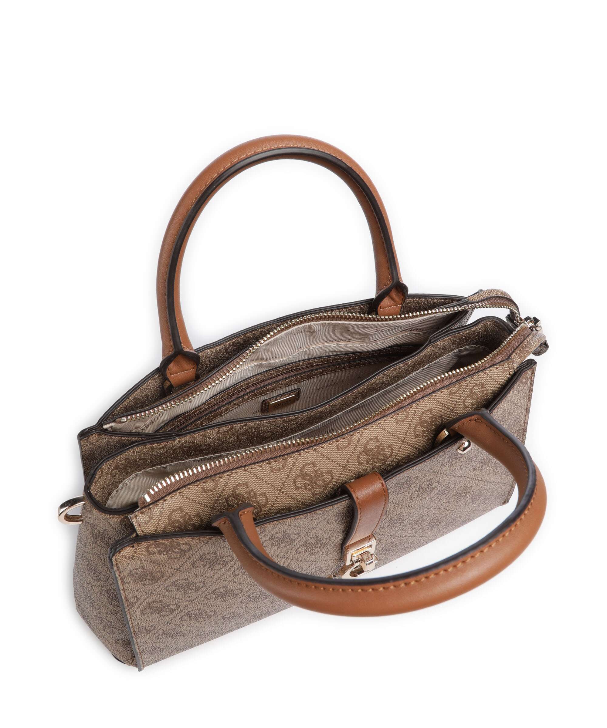 Guess Zamira Handtas latte logo - Image 6