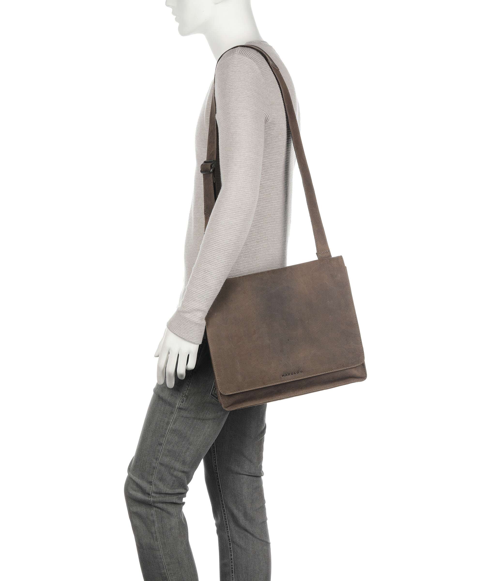 Harold's Antic M Schoudertas taupe - Image 3