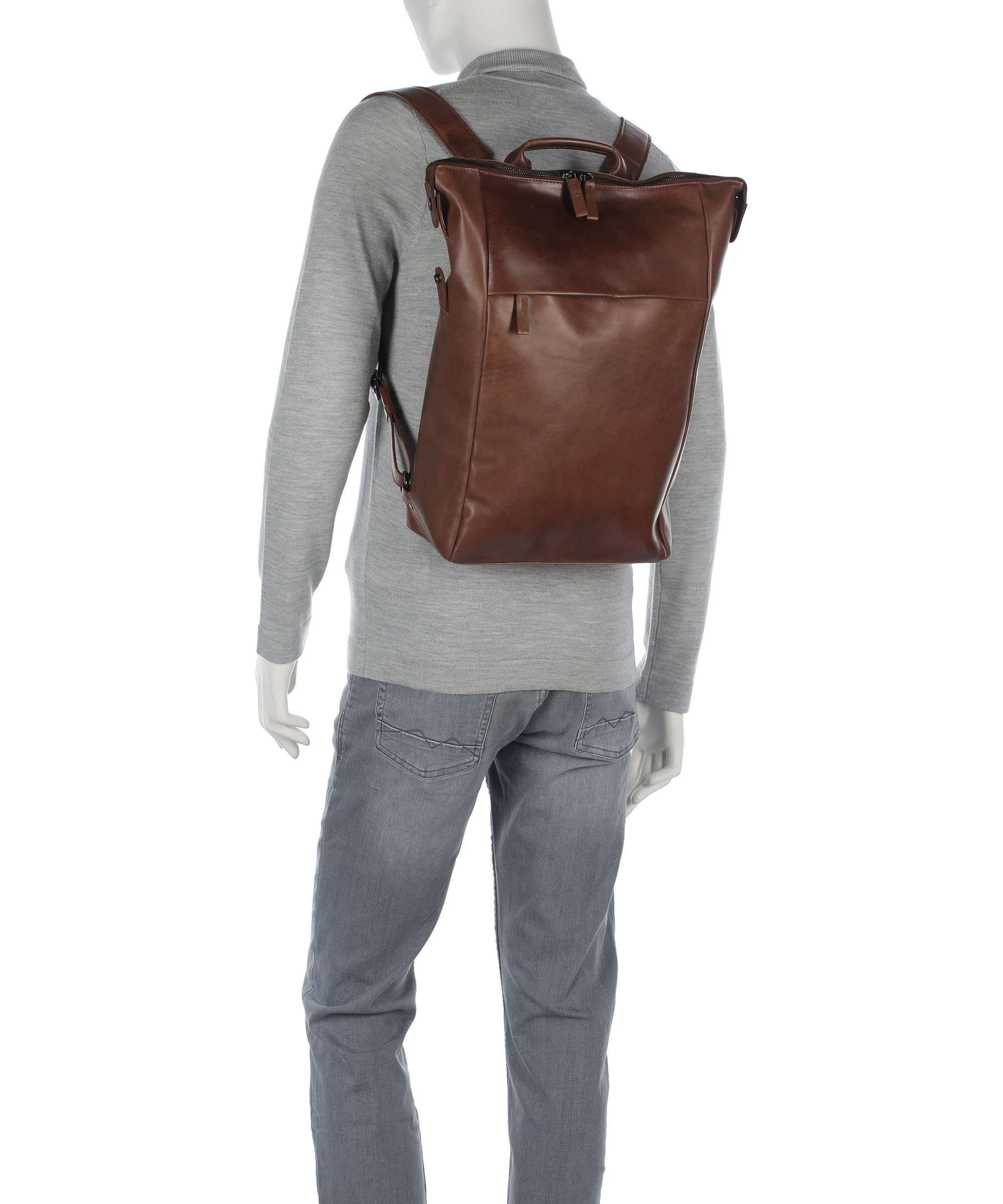 Harold's Caugio Laptop rugzak cognac - Image 3