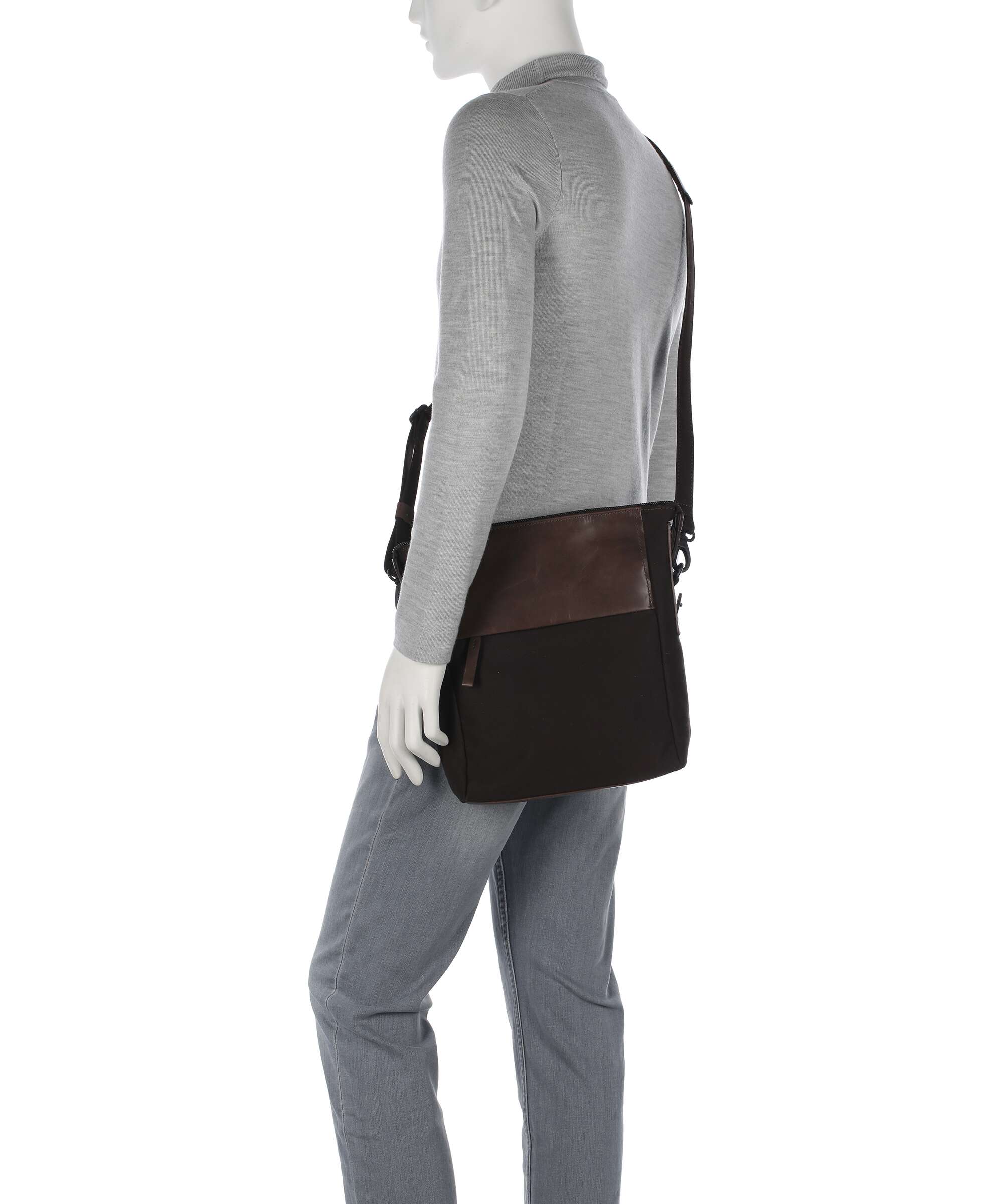 Harold's Wax Crossbody tas braun - Image 3
