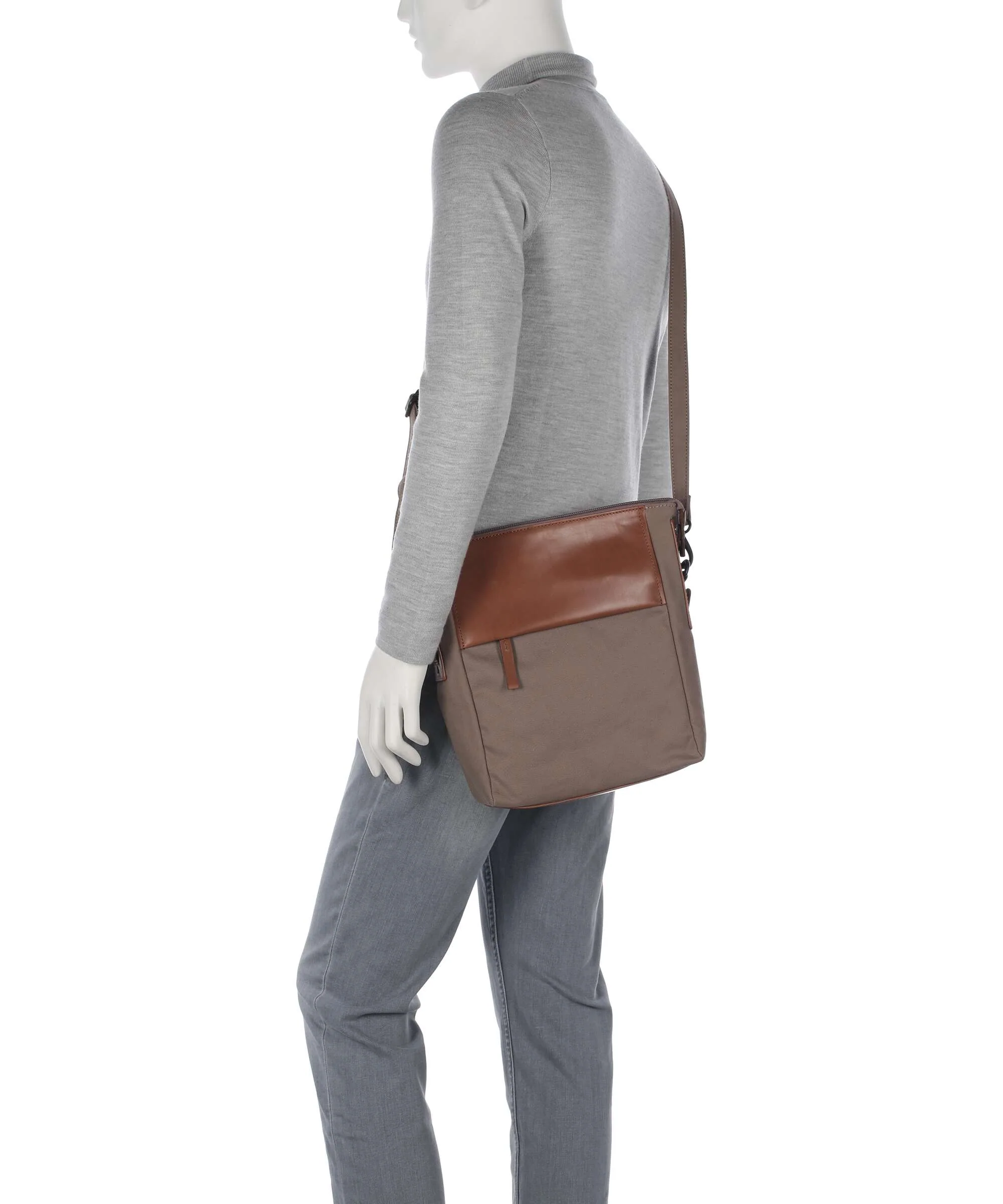 Harold's Wax Crossbody tas sand - Image 3