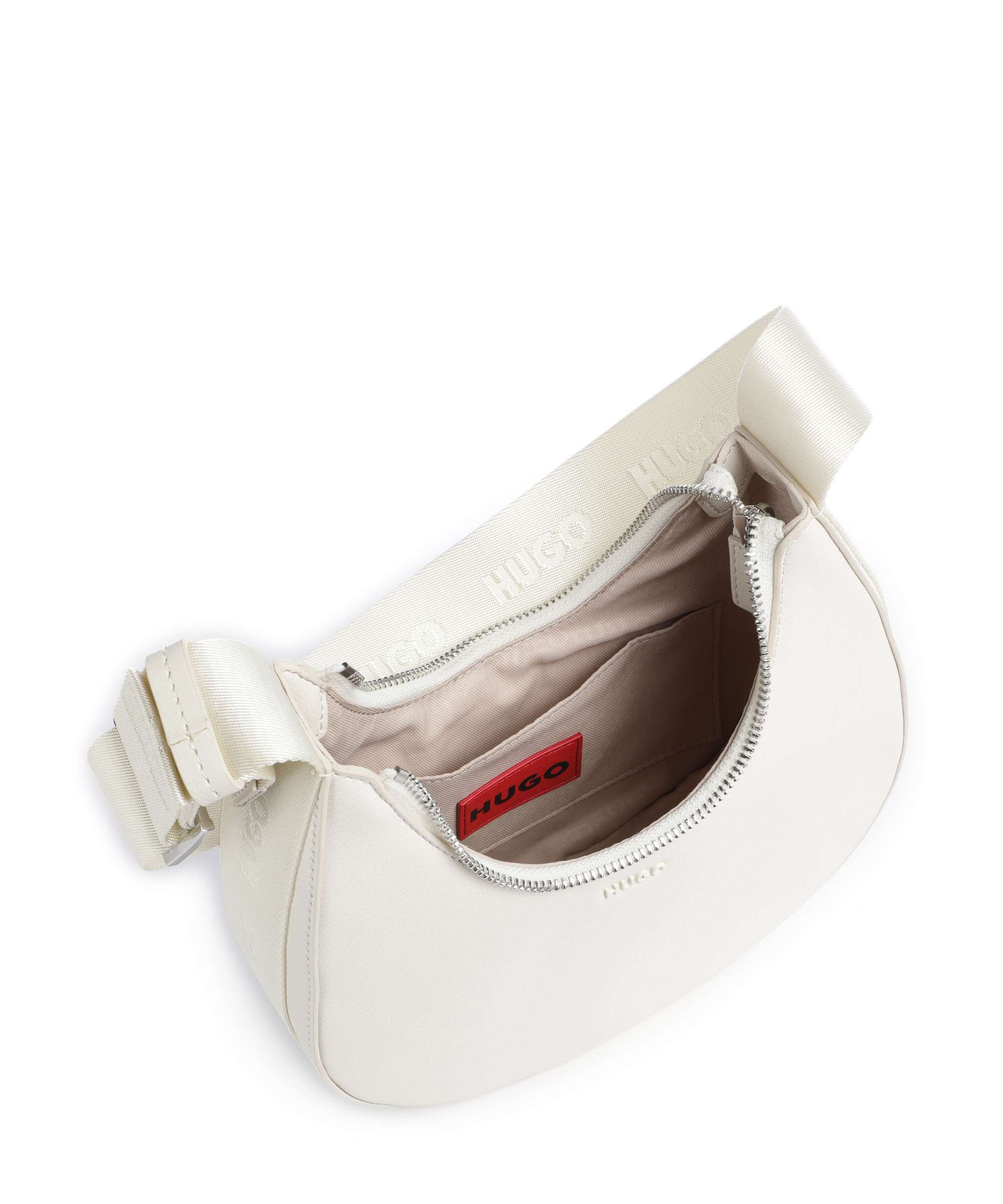 Hugo Bel 2.0 Hobo tas open white - Image 6