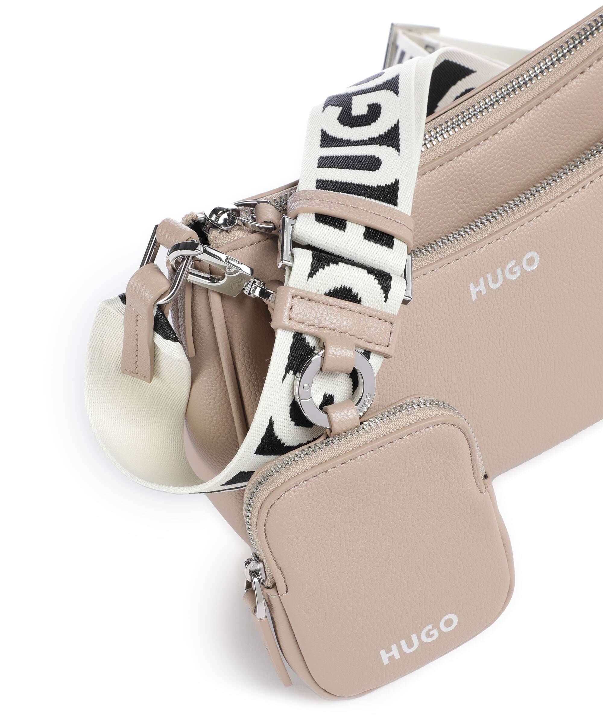 Hugo Bel Crossbody tas dark beige - Image 4