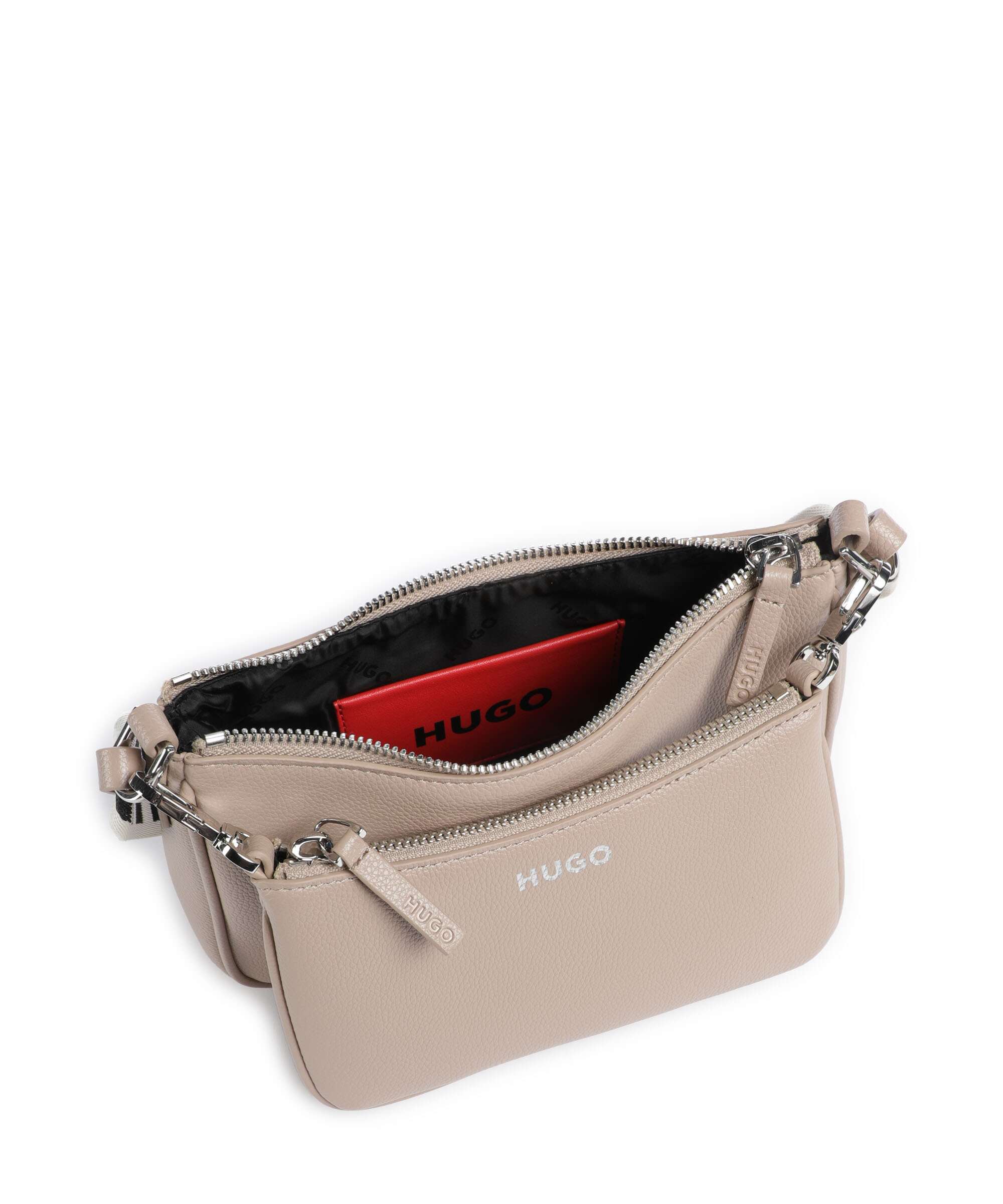 Hugo Bel Crossbody tas dark beige - Image 6