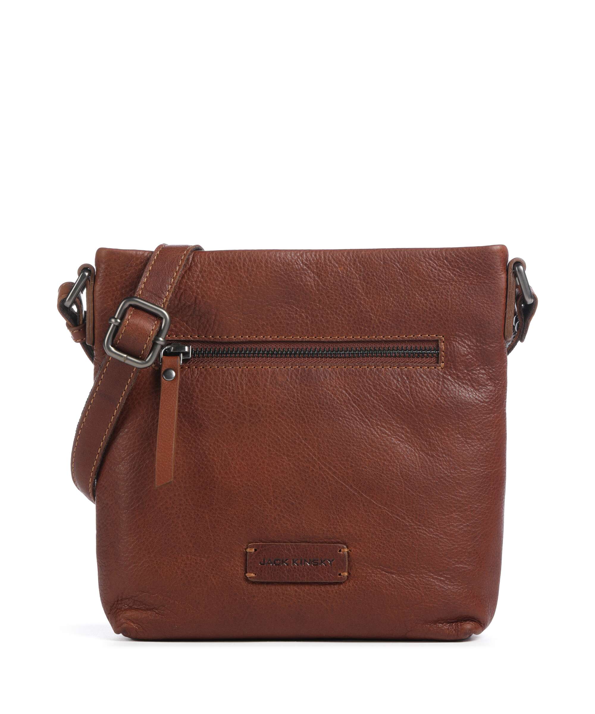 Jack Kinsky Montreal 20N Crossbody tas cognac