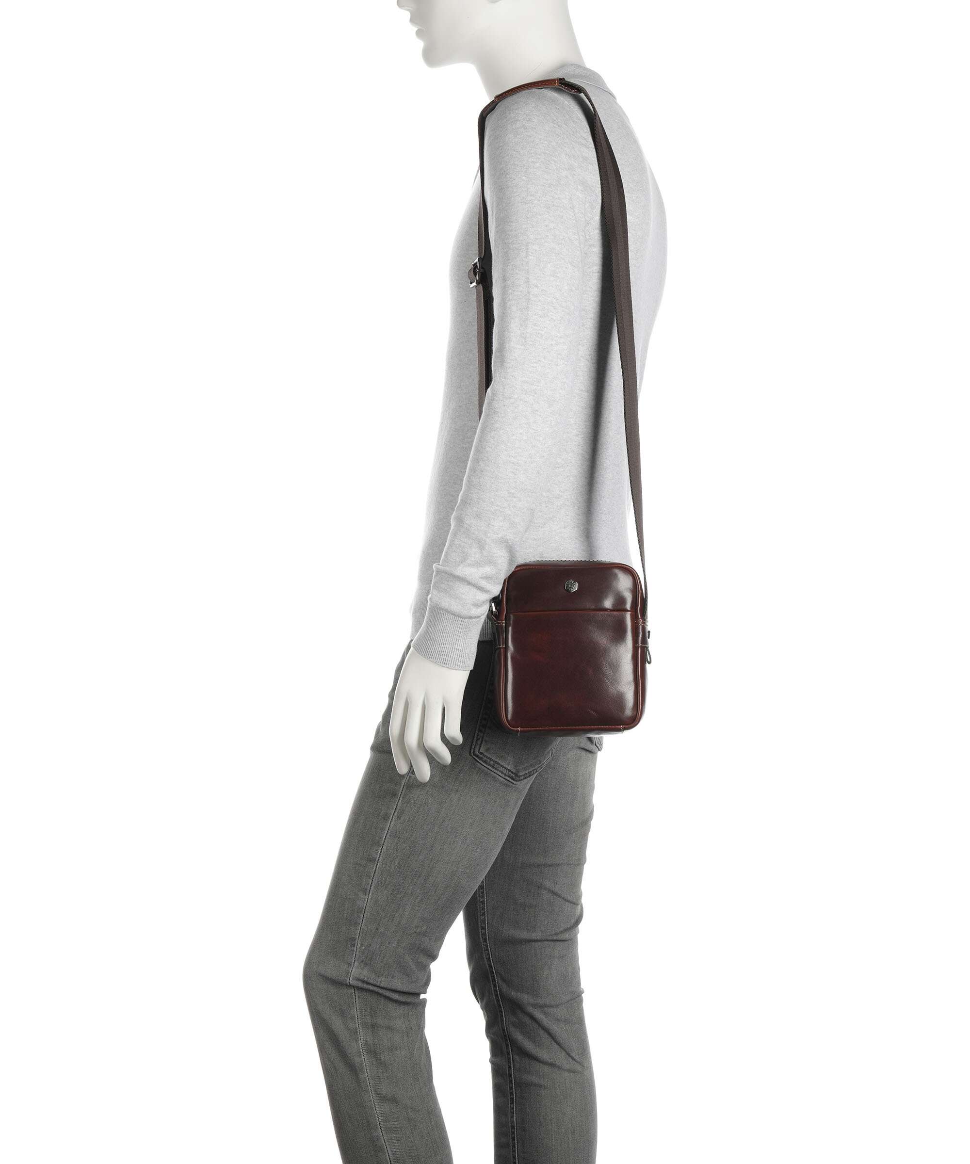Jekyll & Hide Montana Crossbody tas mocha - Image 3