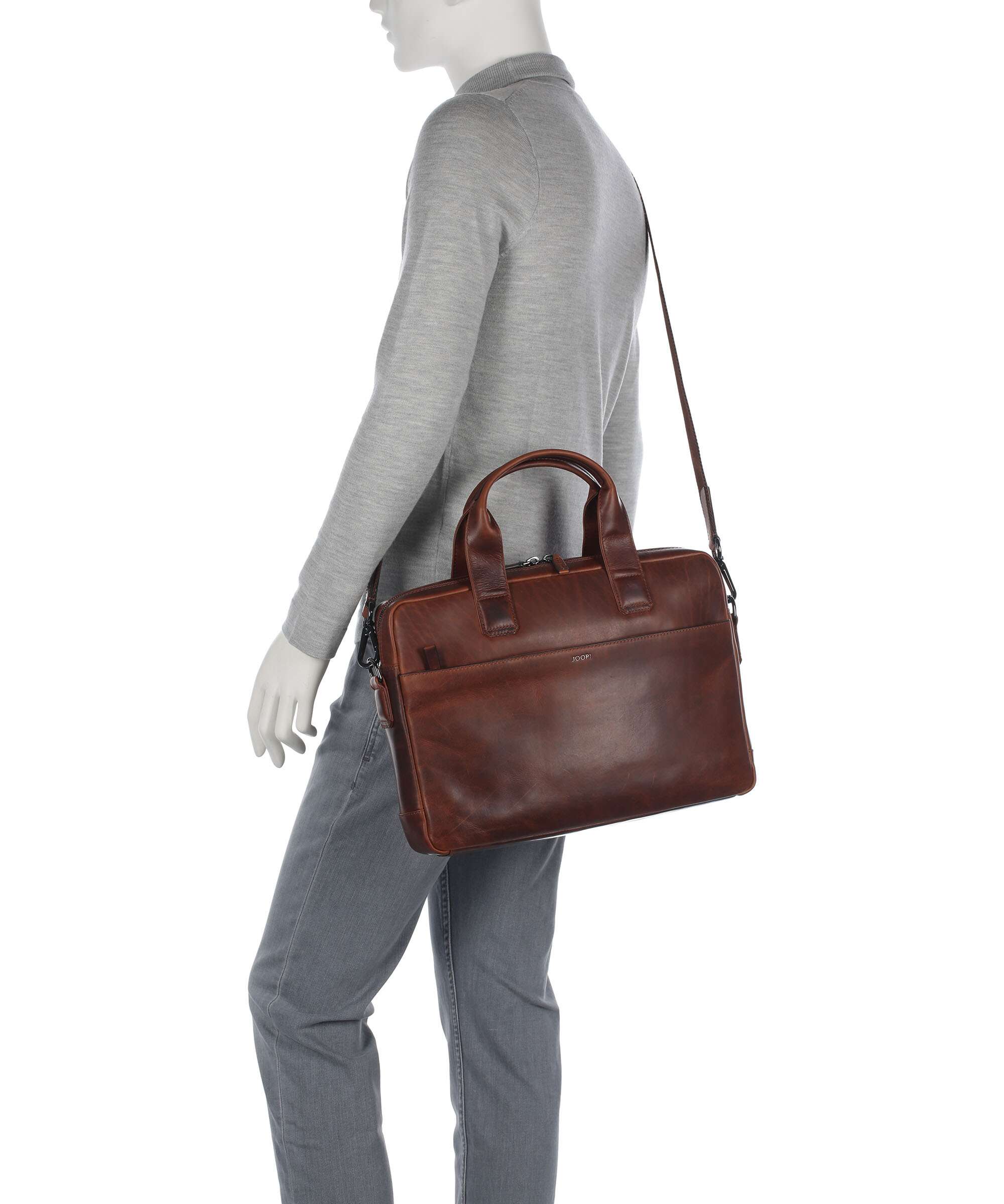 JOOP! Cerratano Pandion Aktetas cognac - Image 3
