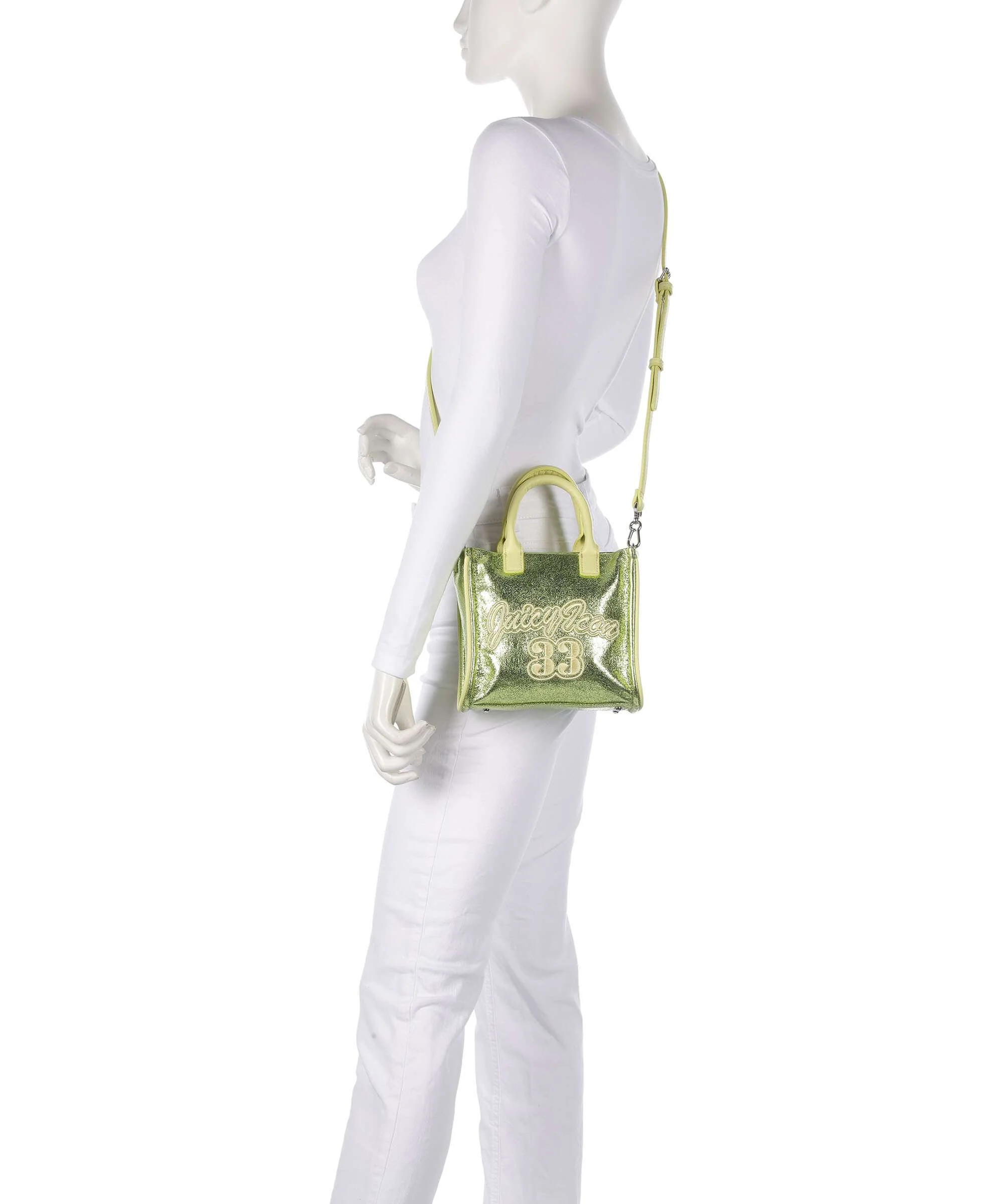 Juicy Couture Iris Metallic S Crossbody tas metallic lime bean - Image 3