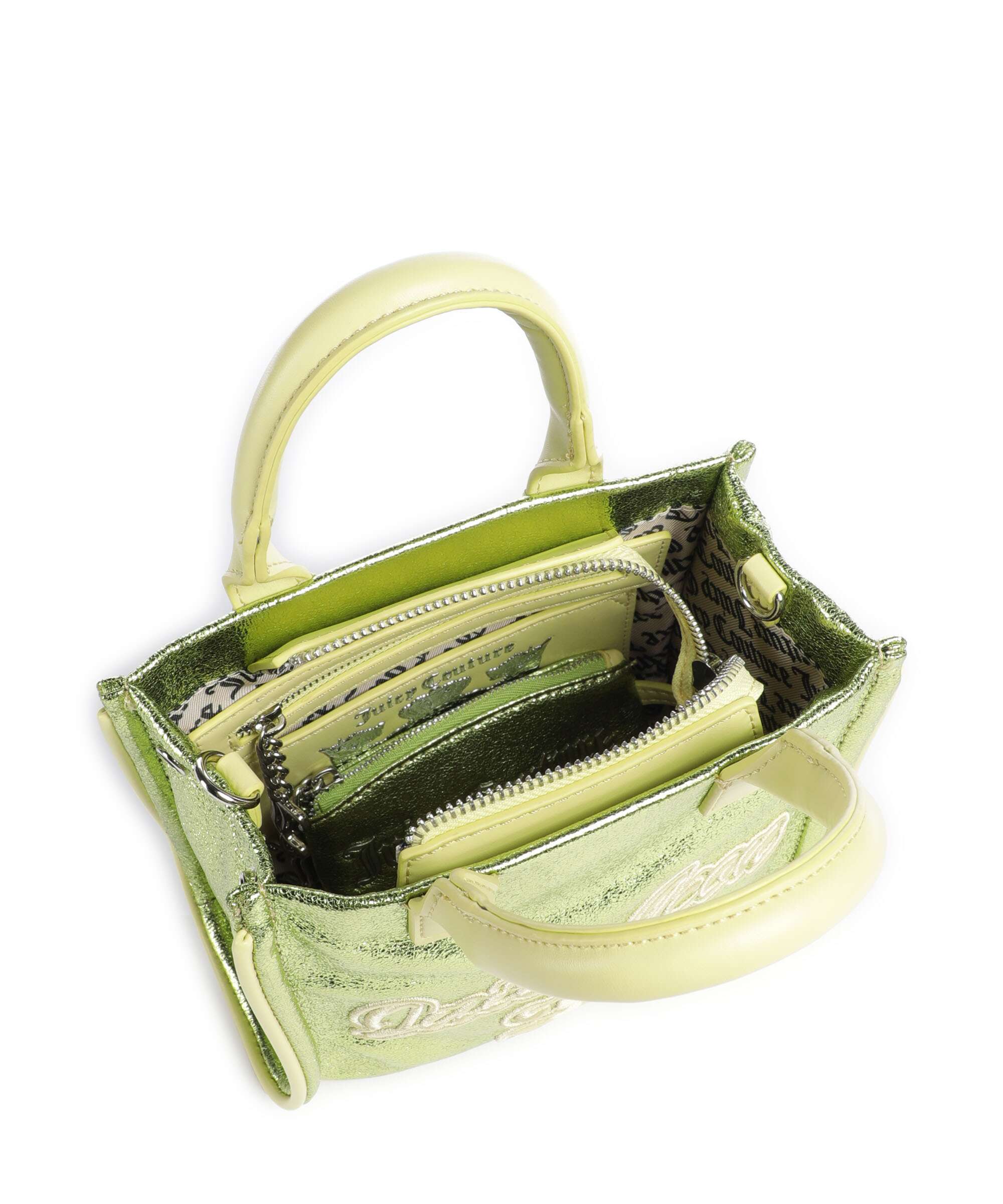 Juicy Couture Iris Metallic S Crossbody tas metallic lime bean - Image 7