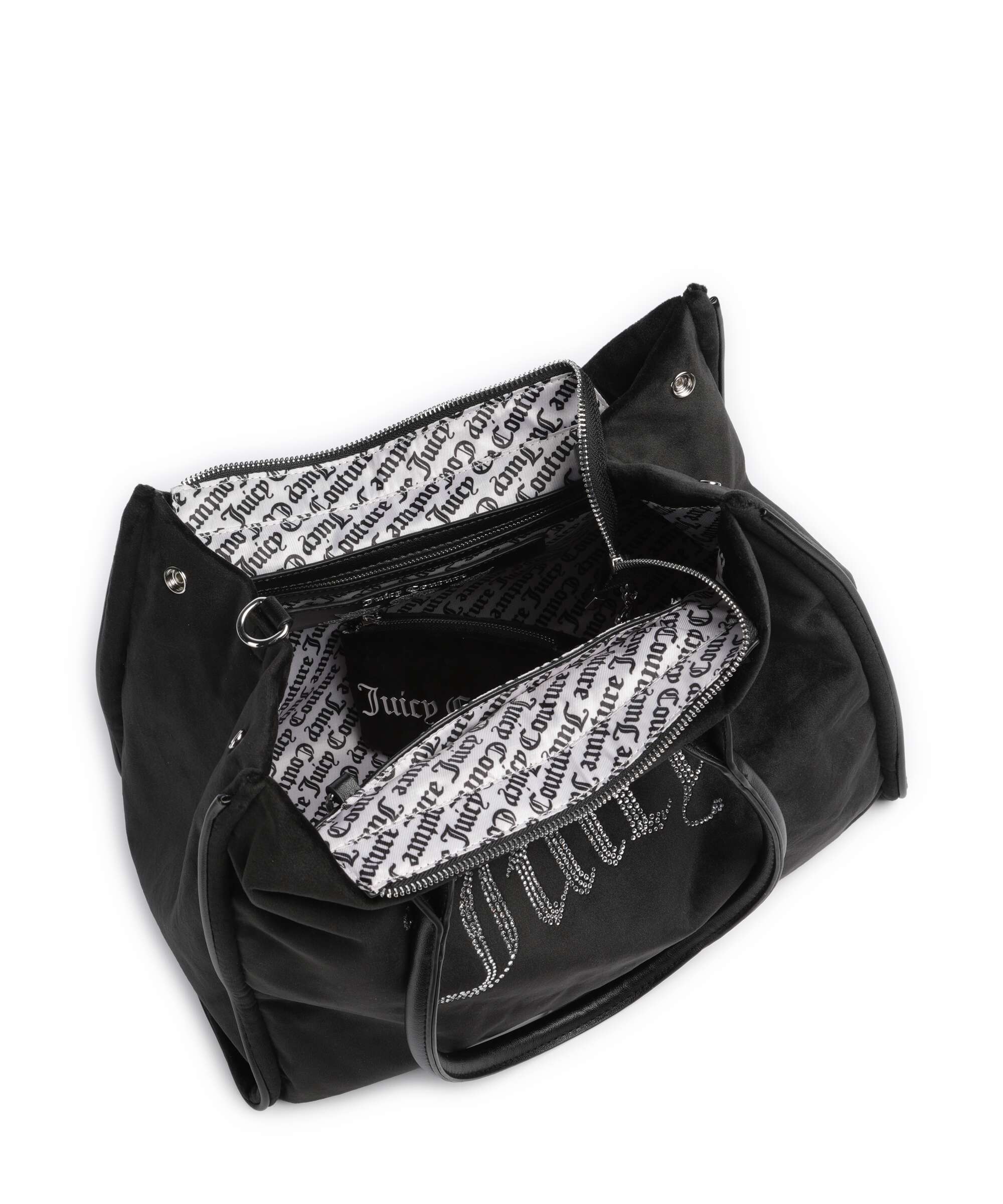 Juicy Couture Iris Velvet Rhinestones L Boodschappentas black - Image 6
