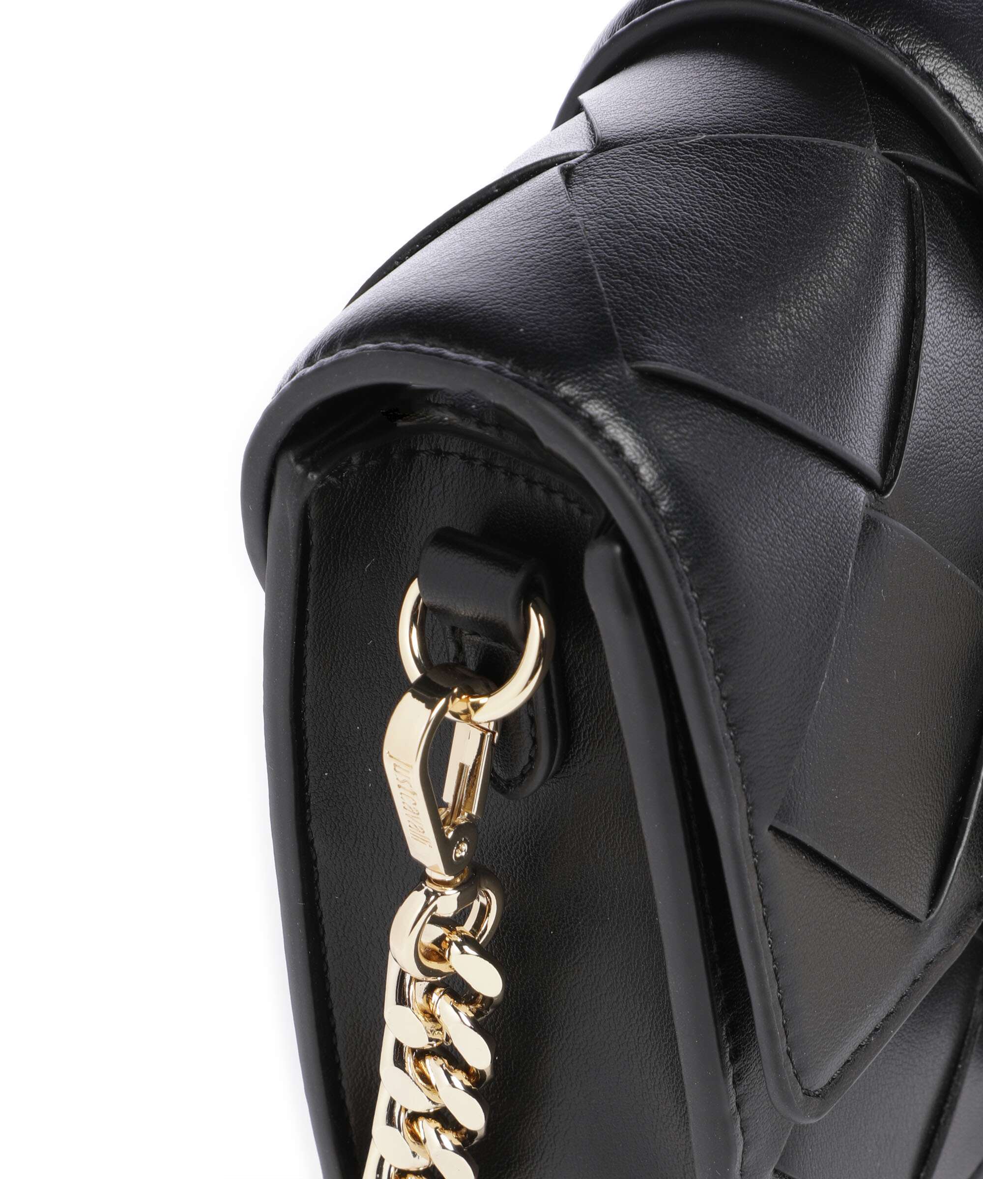 Just Cavalli Iconic Snakes Braided Crossbody tas black - Image 4