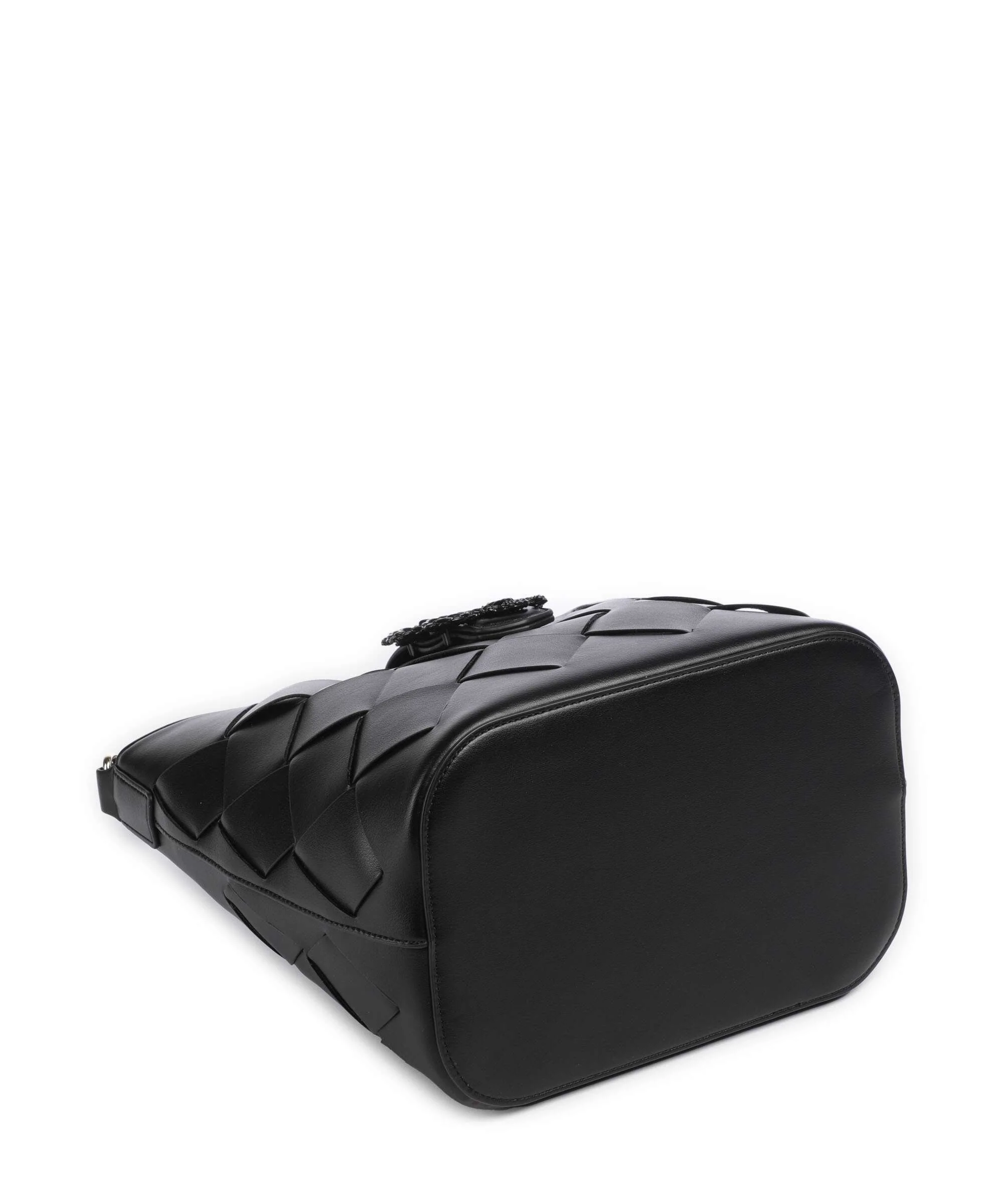 Just Cavalli Iconic Snakes Braided Hobo tas black - Image 4