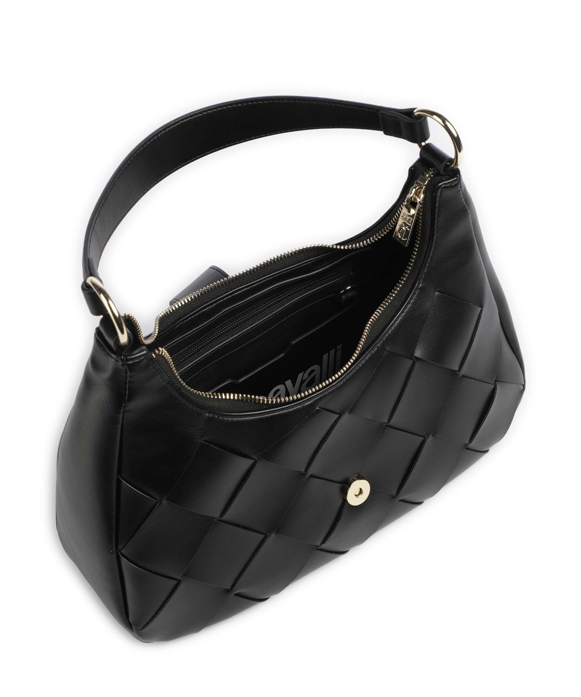 Just Cavalli Iconic Snakes Braided Schoudertas black - Image 5