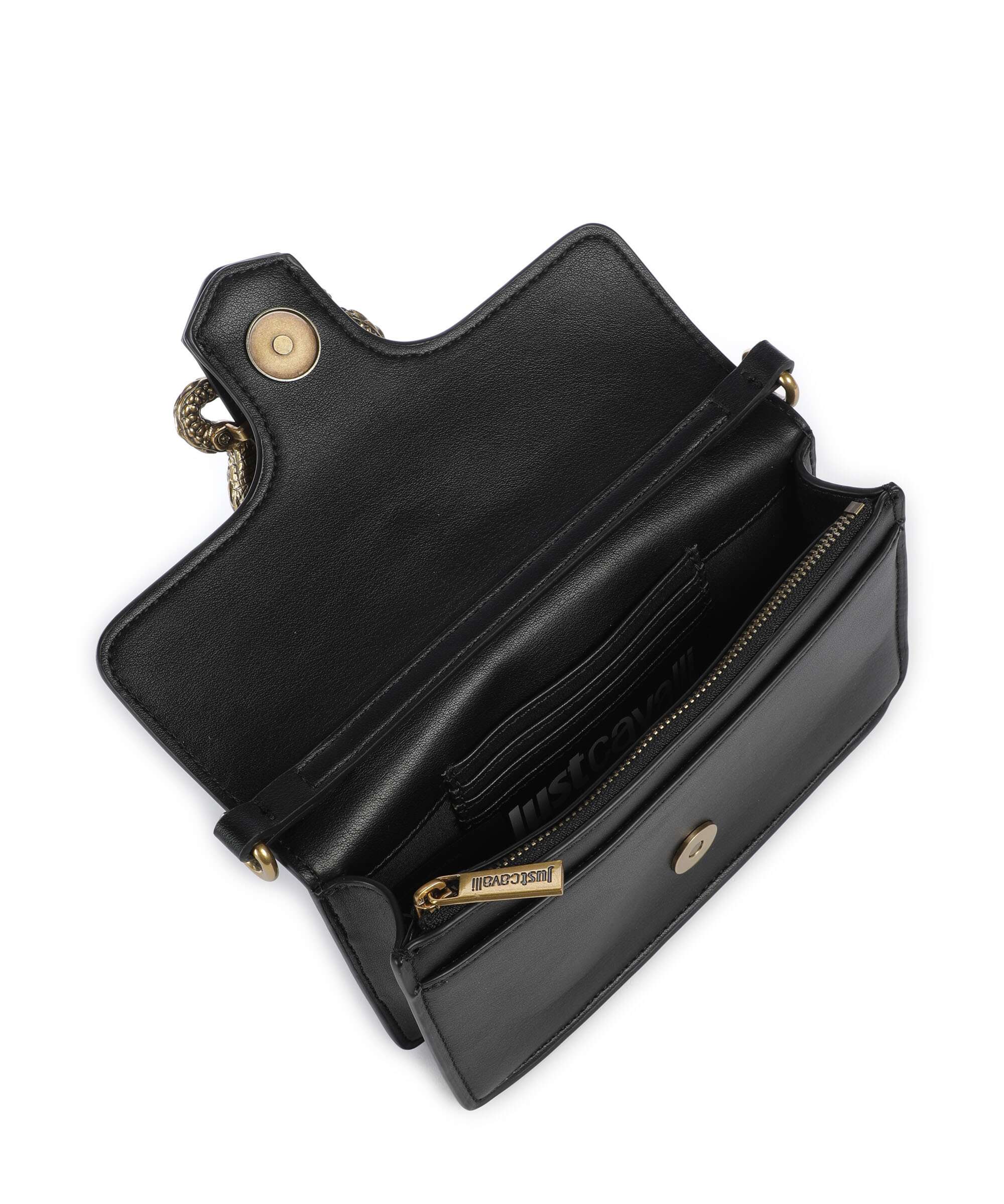 Just Cavalli Iconic Snakes Crossbody tas black - Image 5