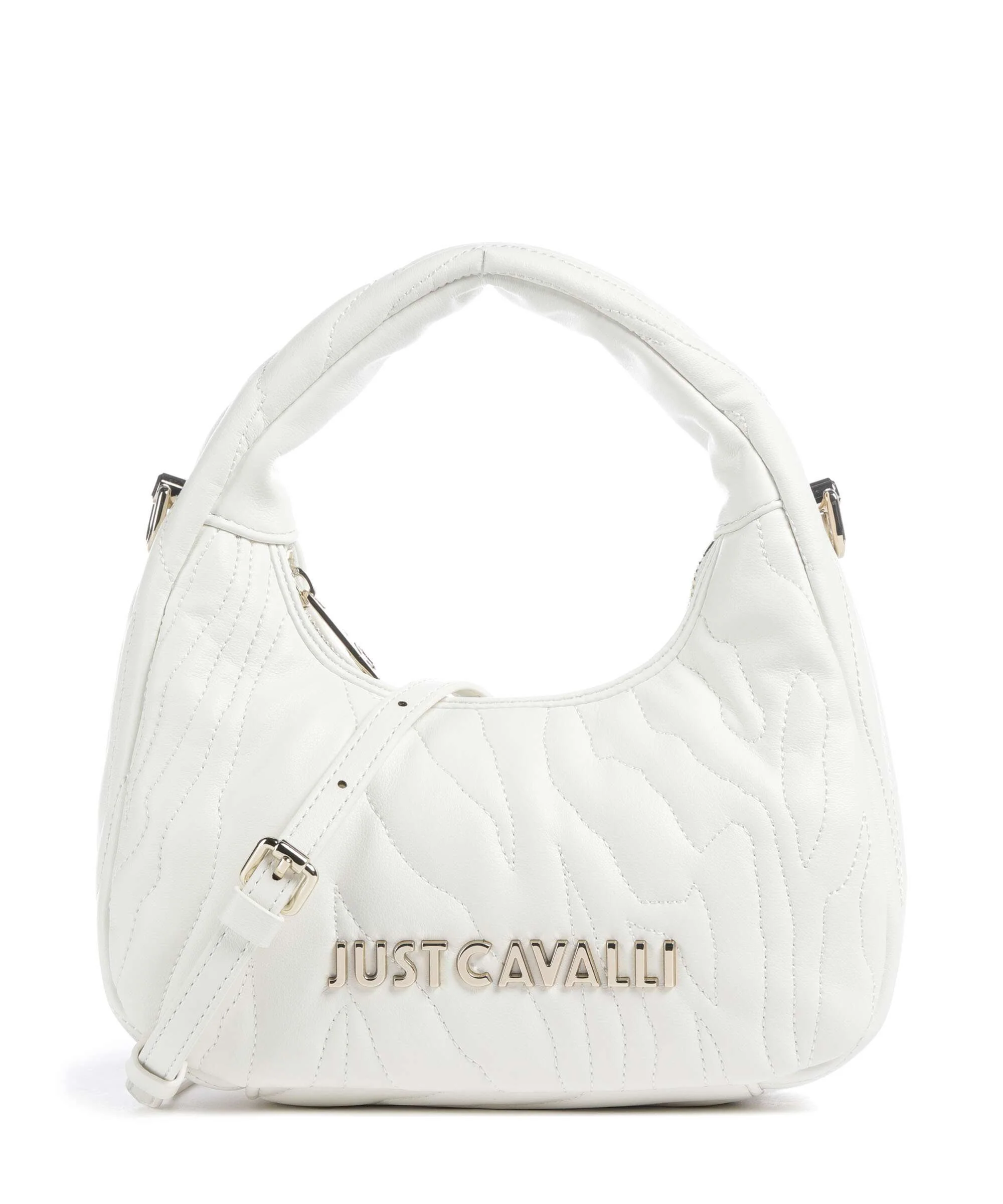 Just Cavalli Quilted Zebra Handtas white