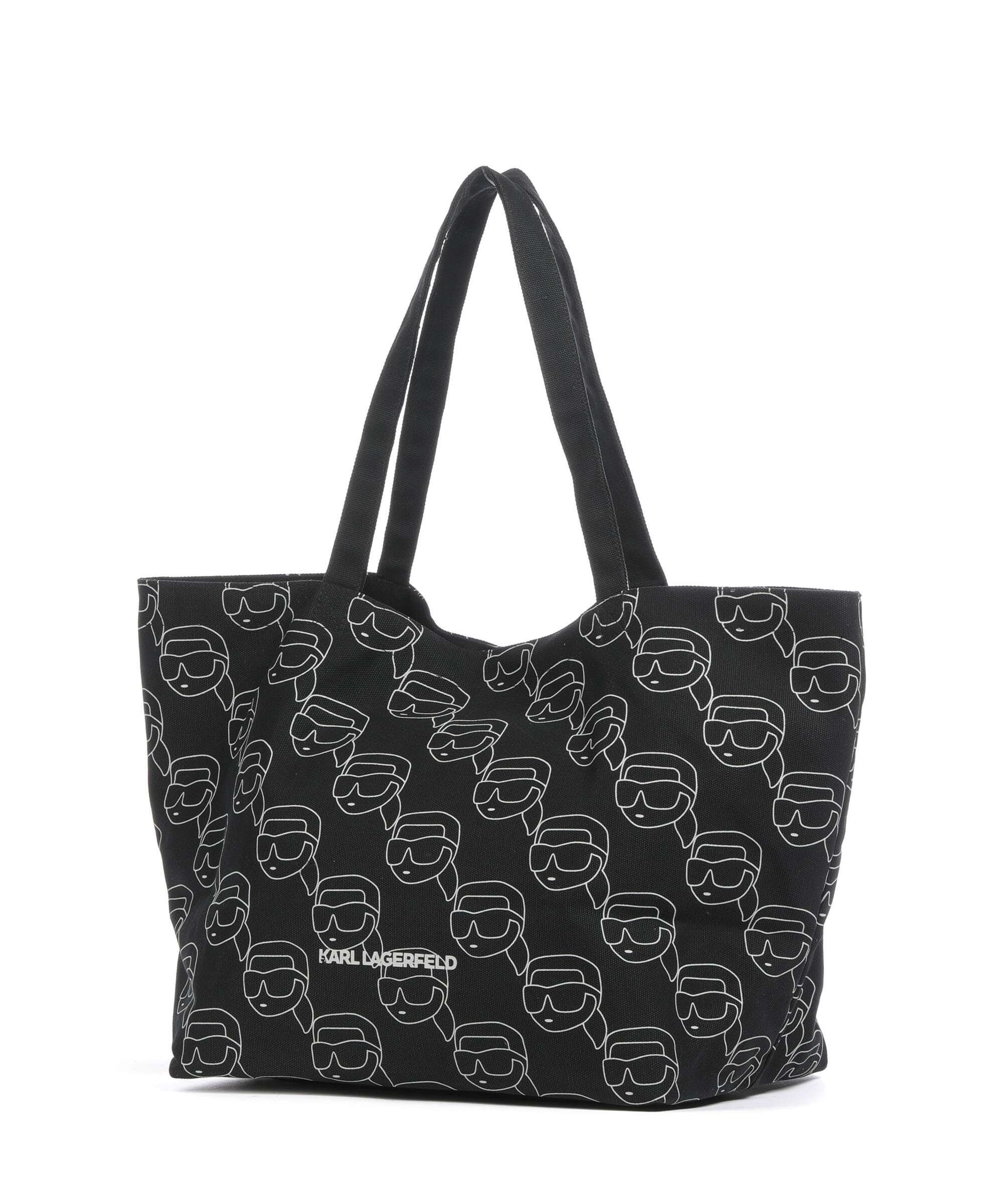 Karl Lagerfeld Ikon Boodschappentas black/white - Image 2