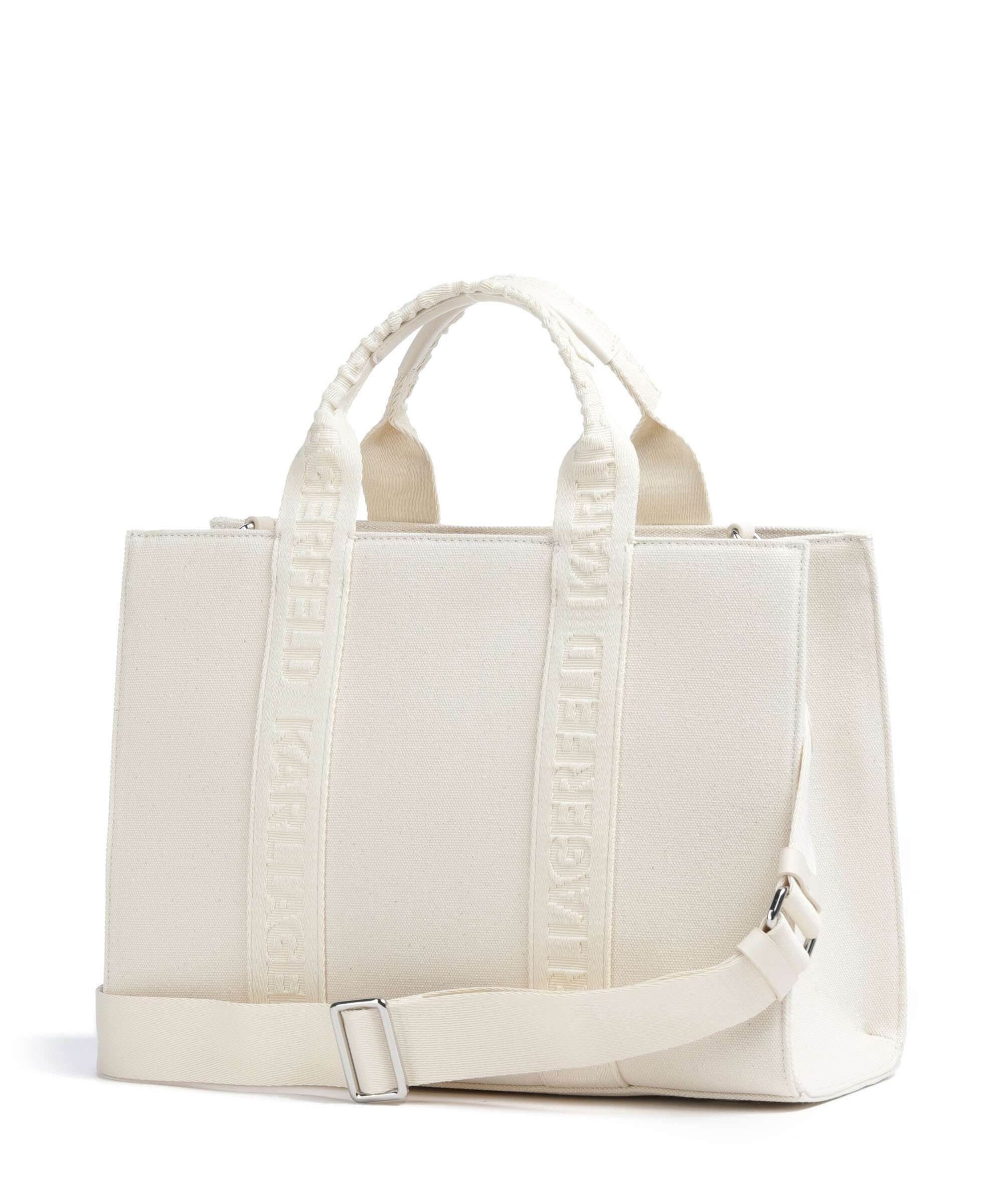 Karl Lagerfeld Ikon Medium Handtas off white - Image 2
