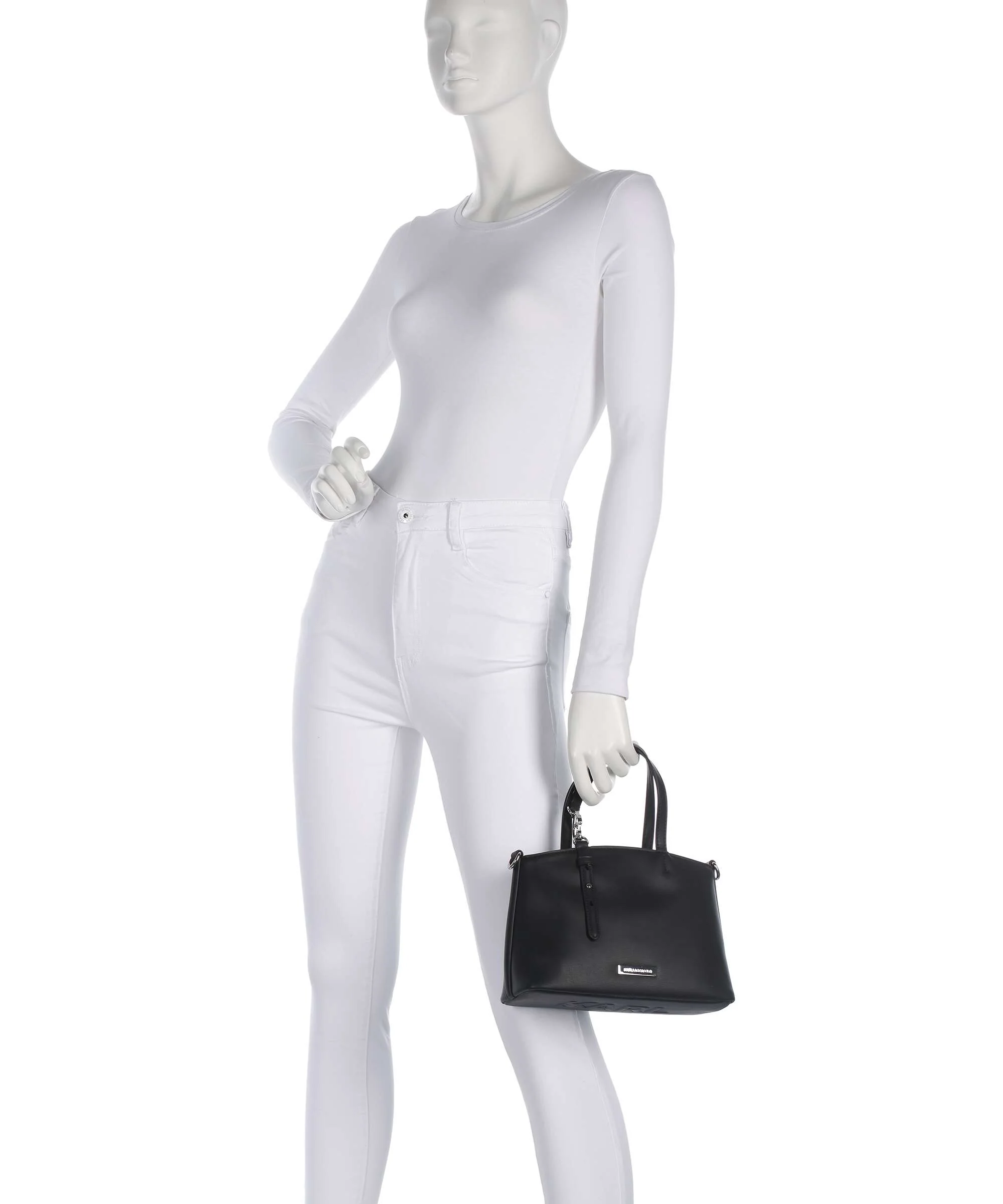 Karl Lagerfeld Ikon Smooth Handtas black - Image 3