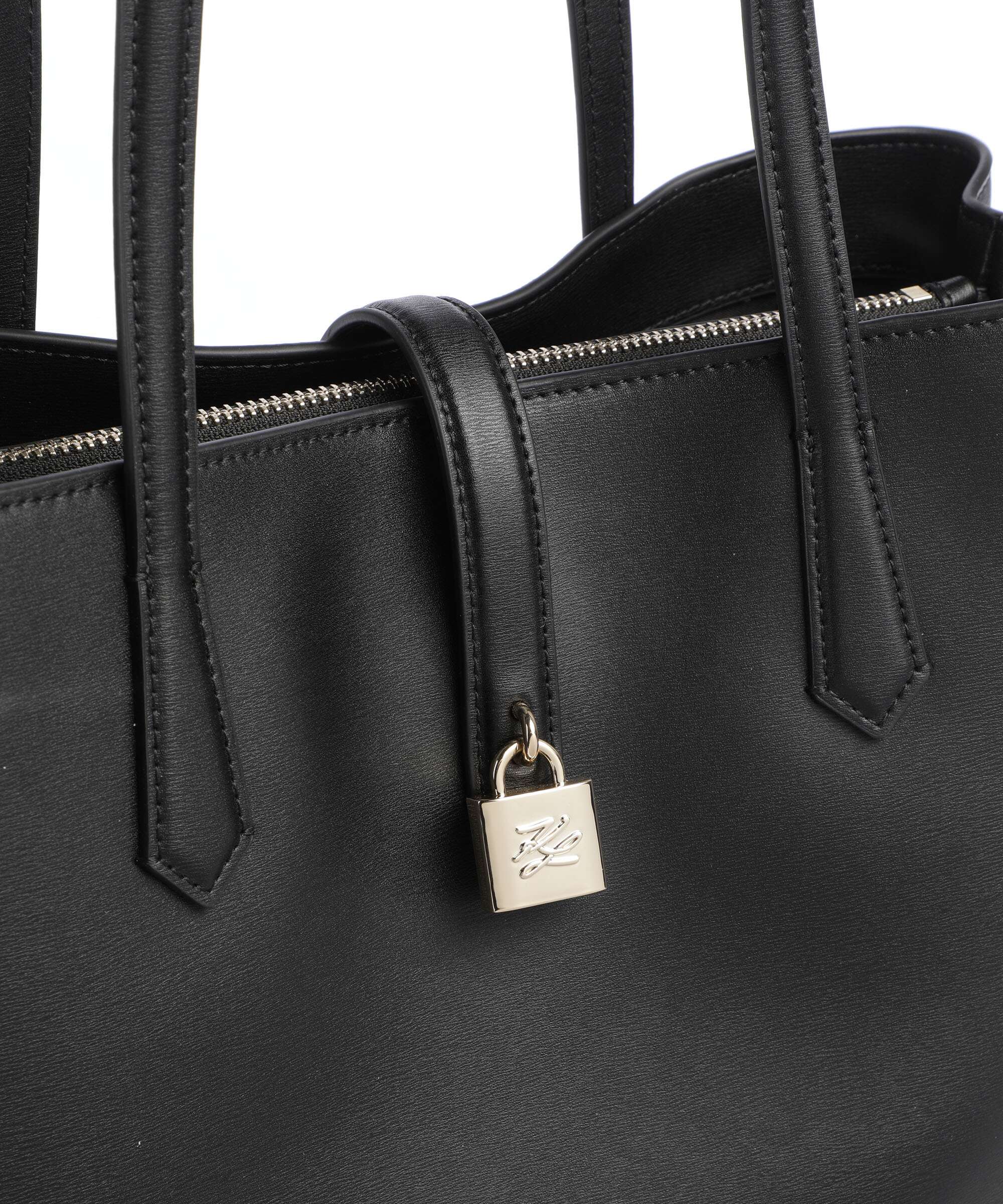 Karl Lagerfeld K/Autograph Medium Boodschappentas black/gold - Image 4