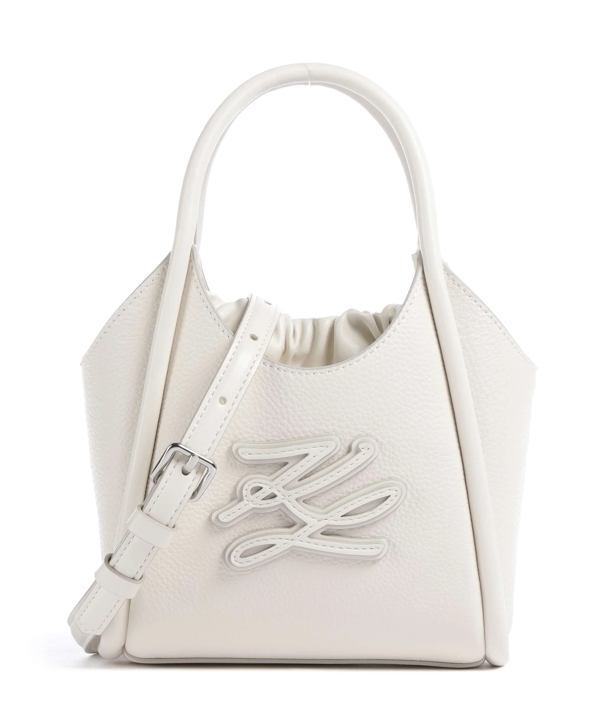 Karl Lagerfeld K/Autograph Mini Crossbody tas off white