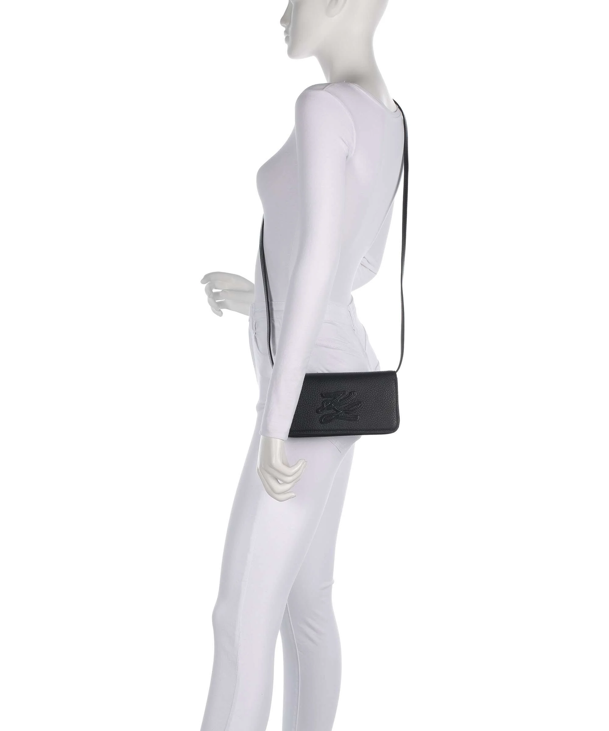 Karl Lagerfeld K/Autograph Mini Crossbody tas black/nickel - Image 3