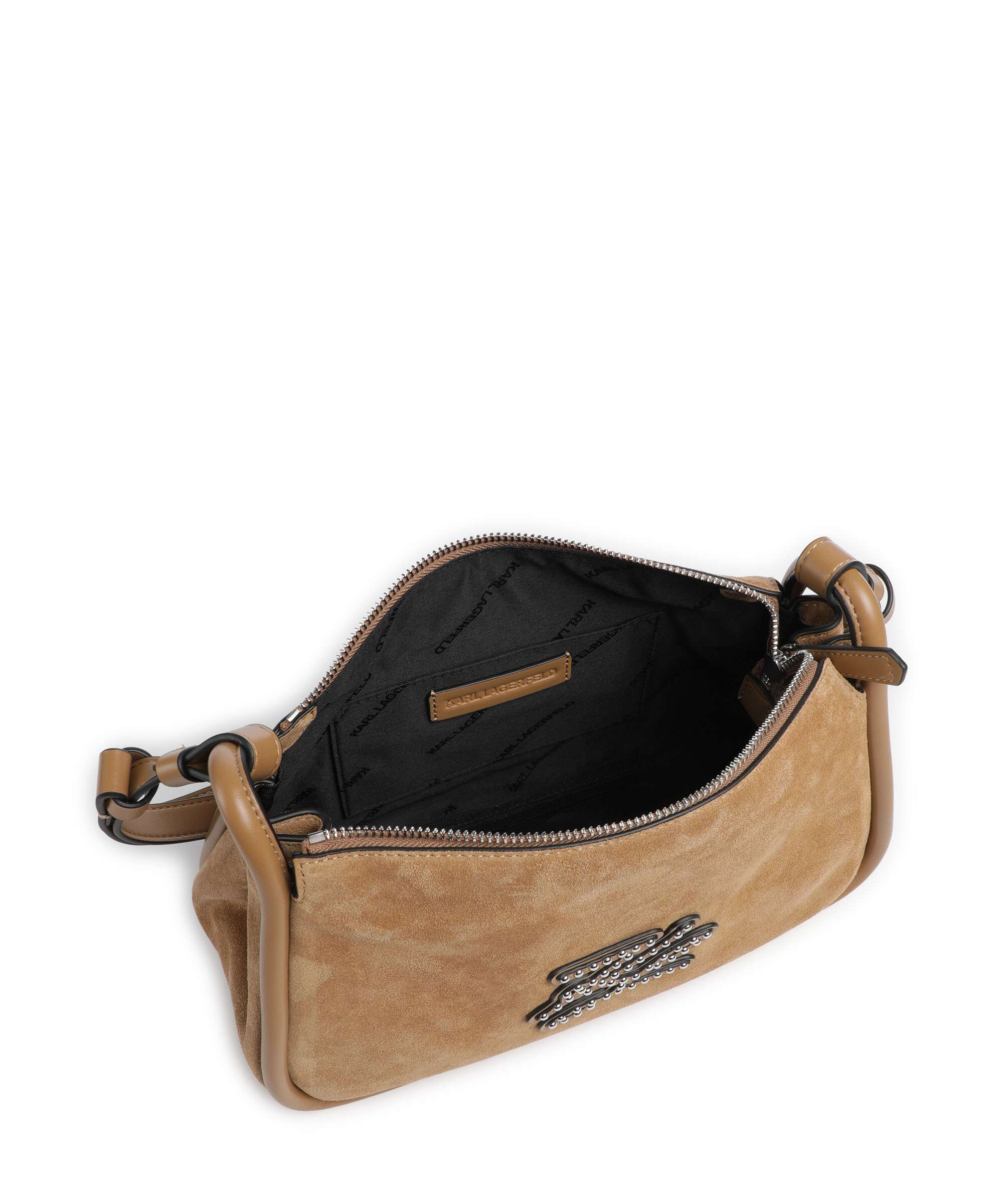 Karl Lagerfeld K/Autograph Patch Schoudertas caramel - Image 7