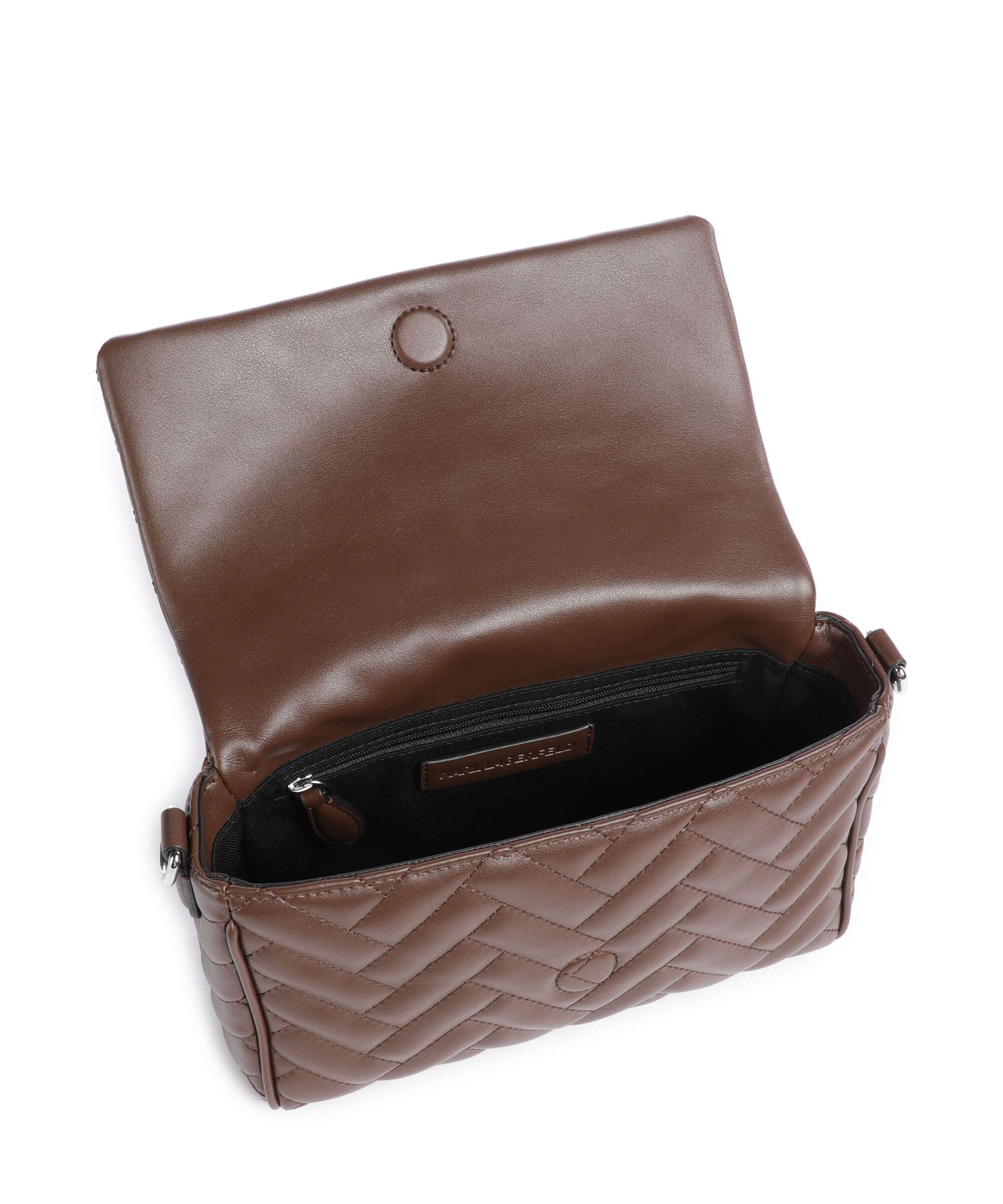 Karl Lagerfeld K/Brick Crossbody tas dark friar brown - Image 6