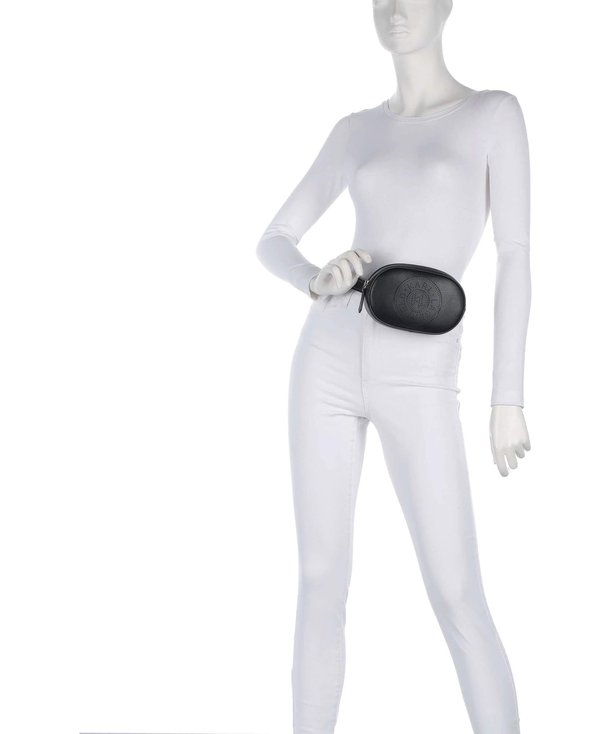 Karl Lagerfeld K/Circle Heuptas black/nickel - Image 3