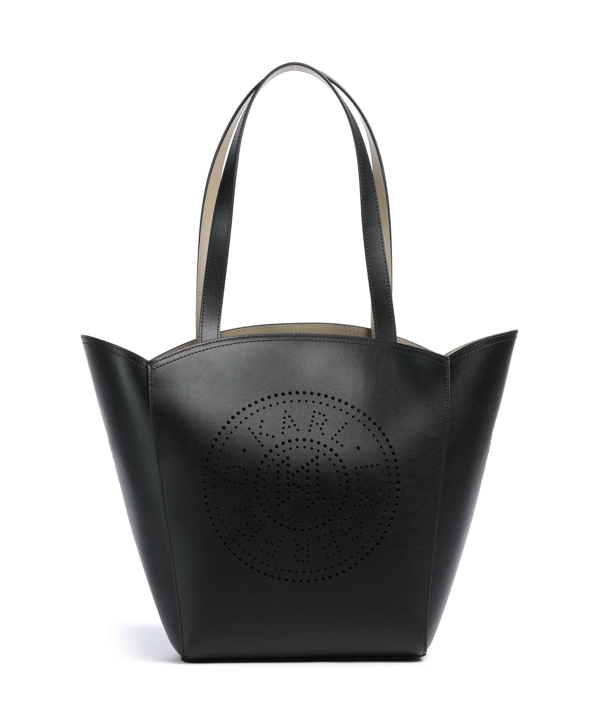 Karl Lagerfeld K/Circle Medium Boodschappentas black/nickel