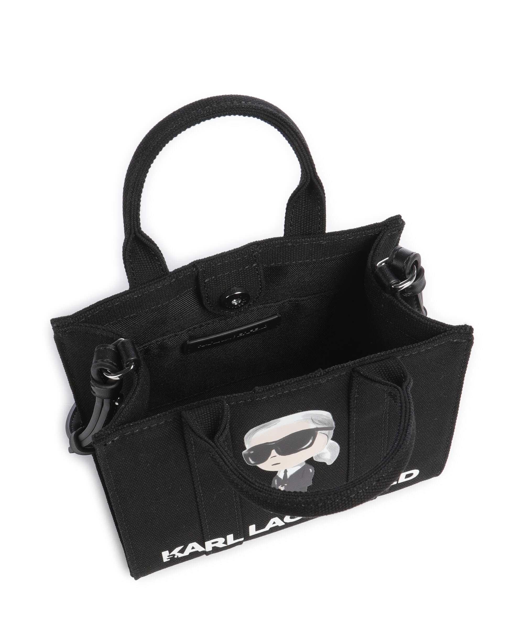 Karl Lagerfeld K/Ikon Mini Crossbody tas black - Image 6