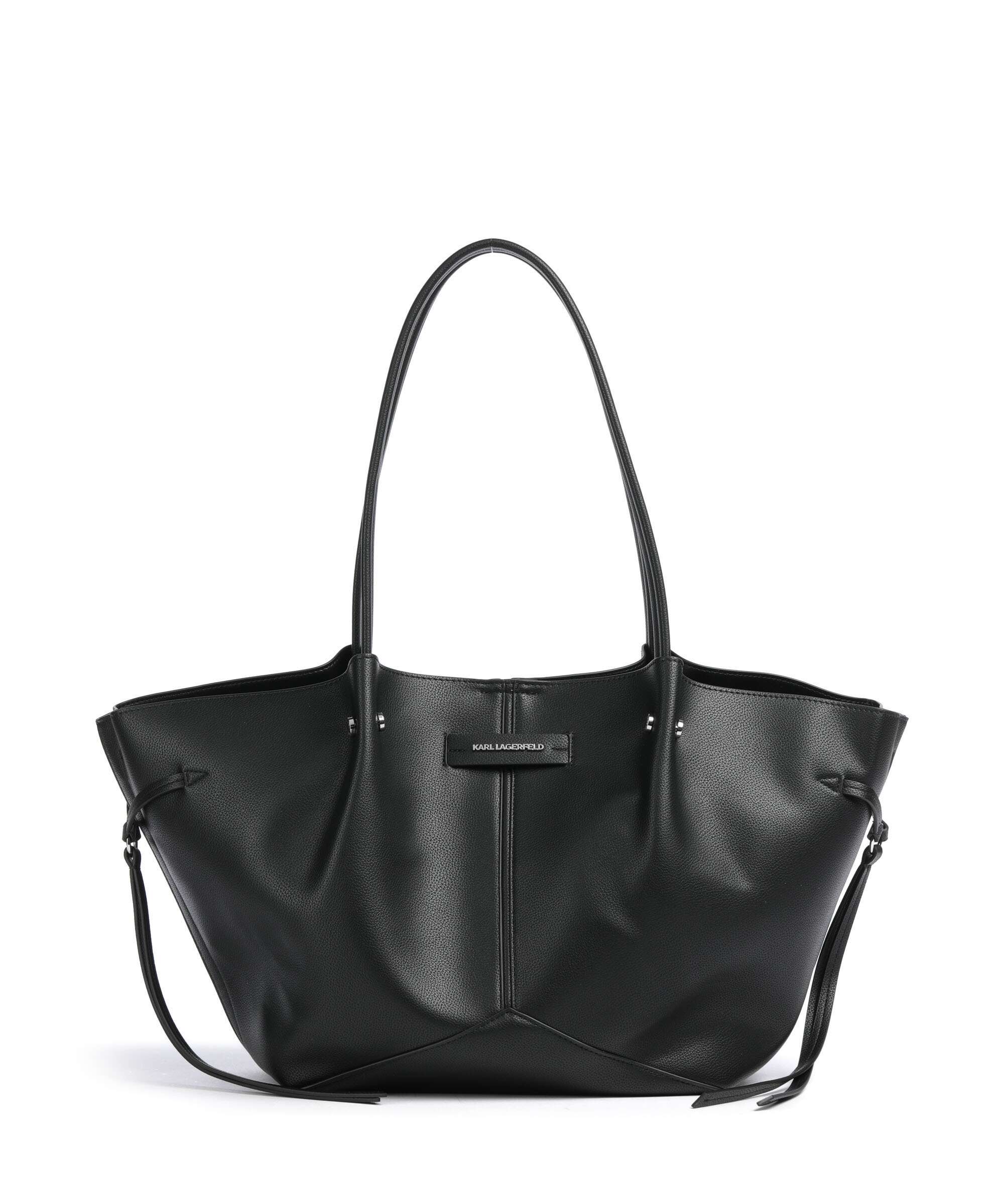 Karl Lagerfeld K/Pierced Medium Boodschappentas black nickel