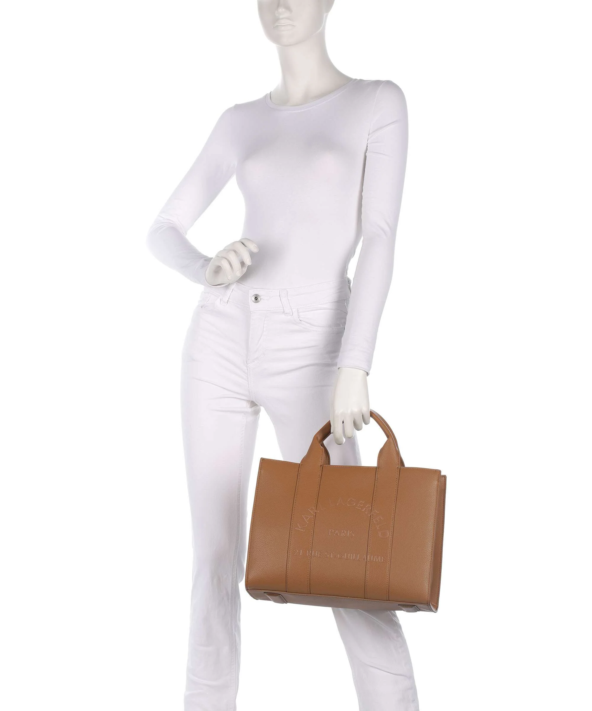 Karl Lagerfeld K/Rue St Guillaume Medium Handtas caramel - Image 3
