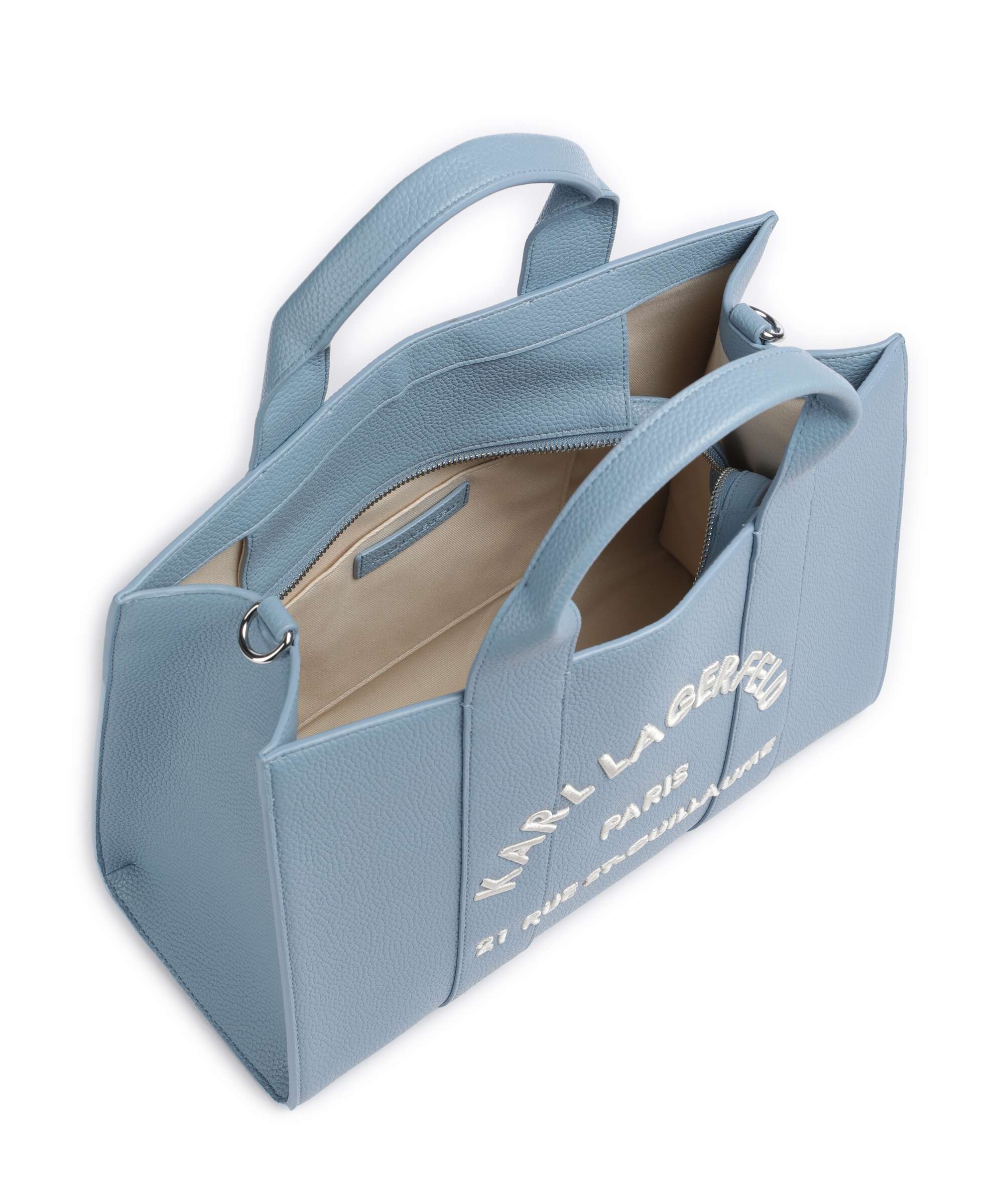 Karl Lagerfeld K/Rue St Guillaume Medium Handtas blue bloom - Image 5