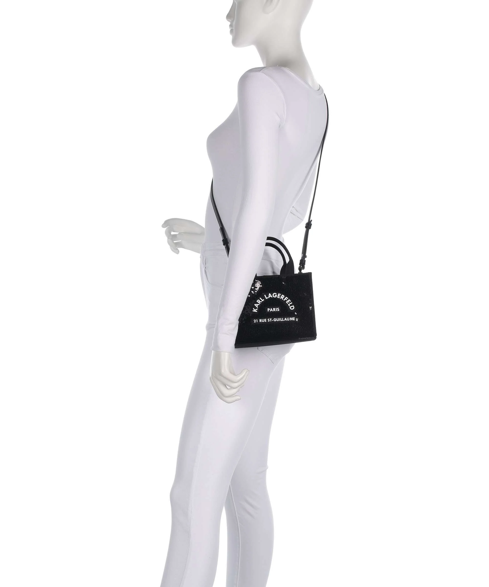 Karl Lagerfeld K/Rue St Guillaume Mini Crossbody tas black - Image 3