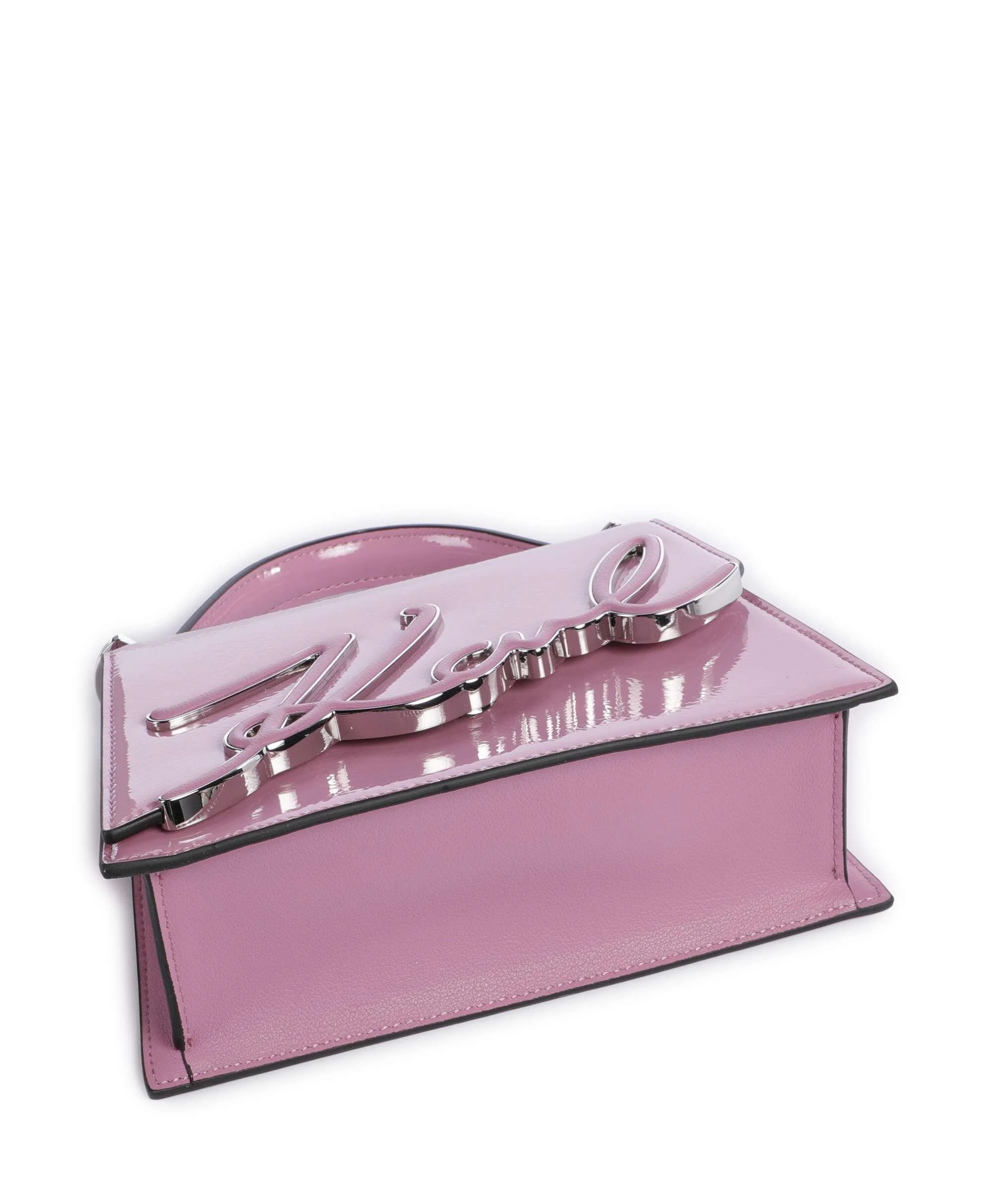 Karl Lagerfeld K/Signature 2.0 Small Crossbody tas cyclamen - Image 5
