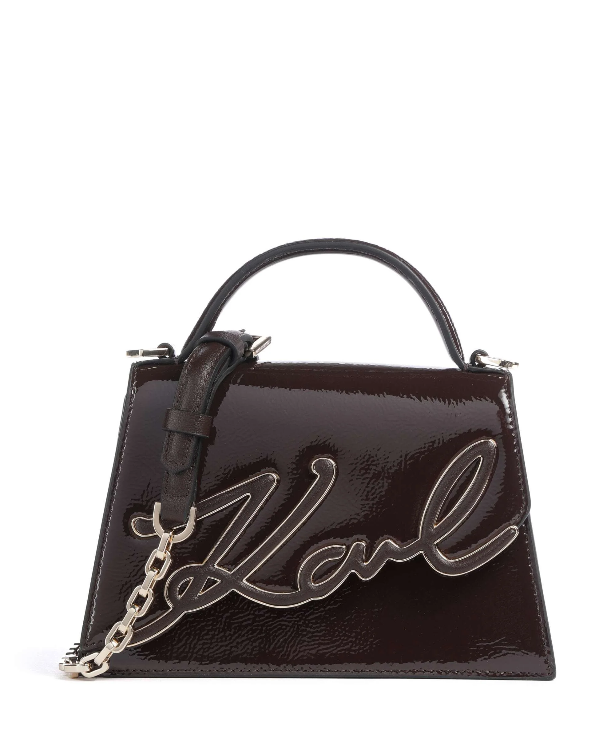 Karl Lagerfeld K/Signature 2.0 Small Crossbody tas tobacco