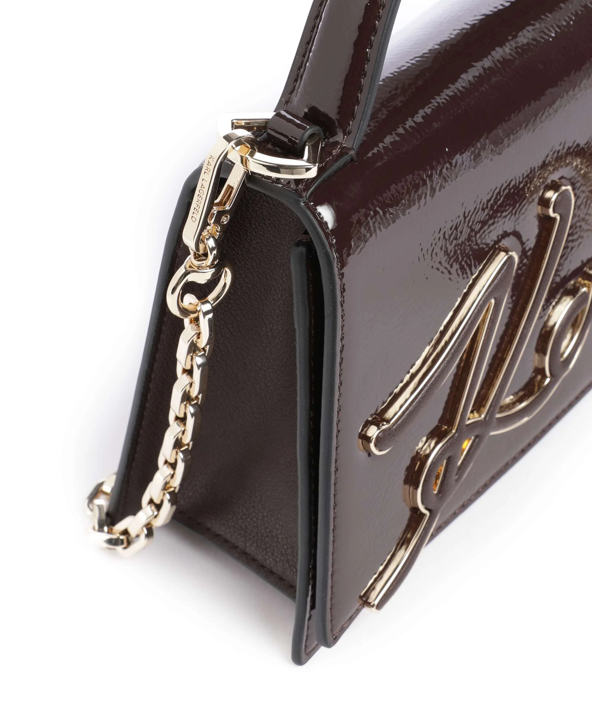Karl Lagerfeld K/Signature 2.0 Small Crossbody tas tobacco - Image 4
