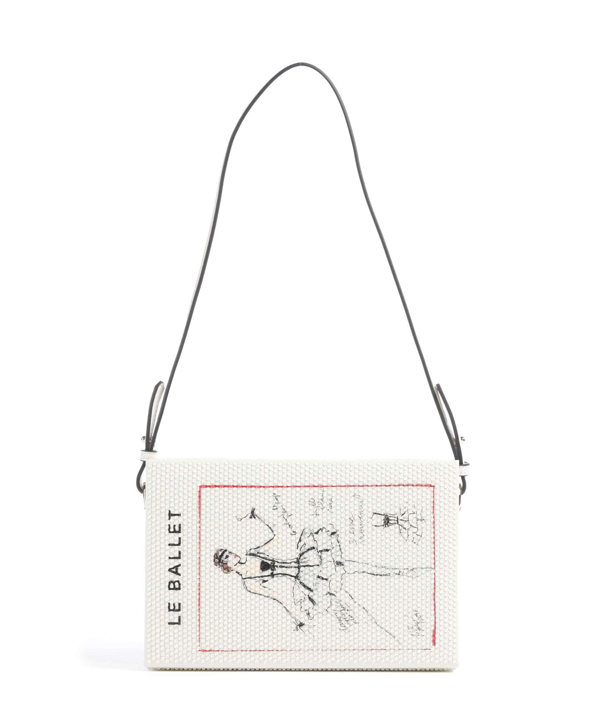 Karl Lagerfeld K/Soiree Book Schoudertas off white embellishment