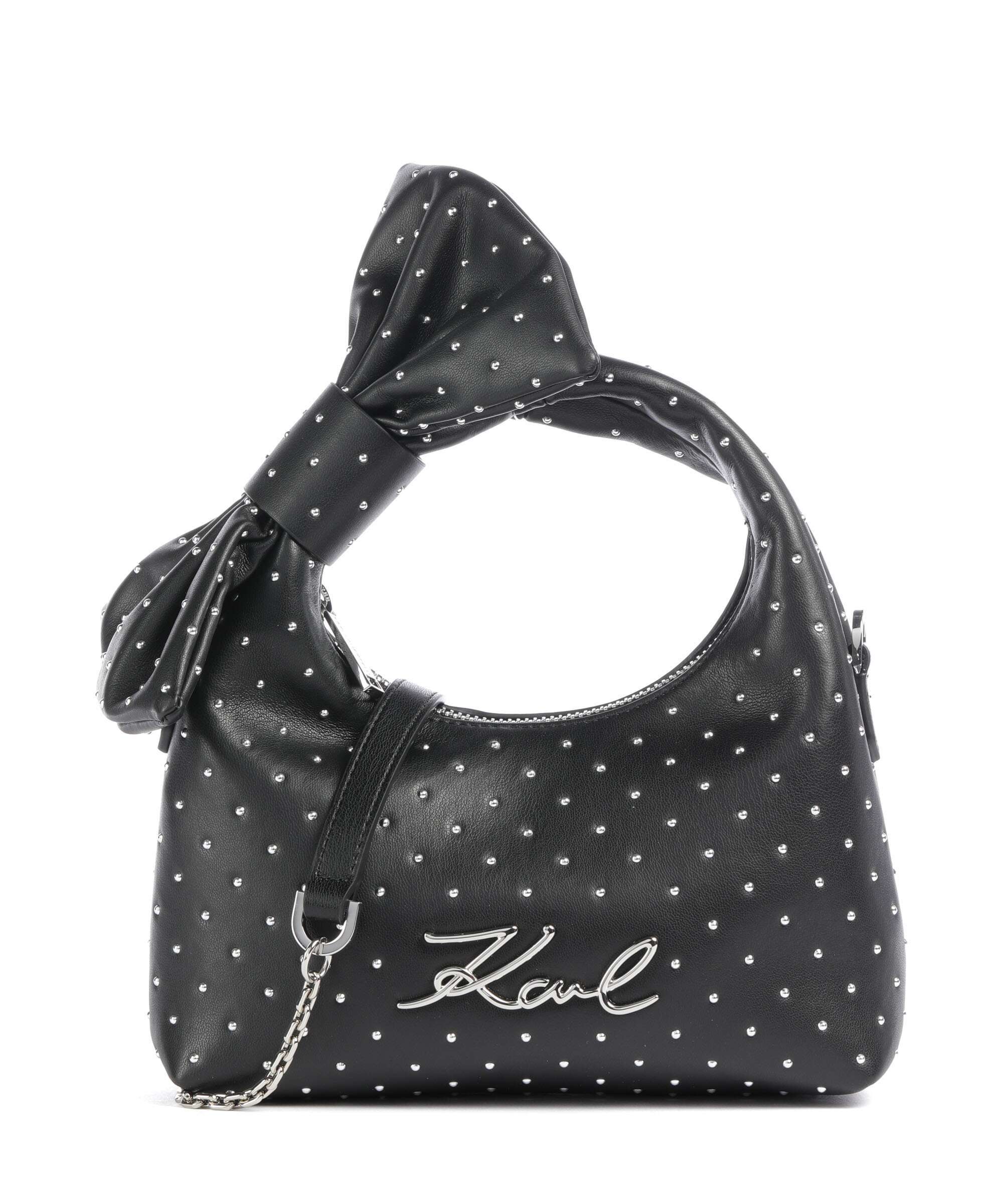 Karl Lagerfeld K/Soiree Mini Bow Handtas black embellishment