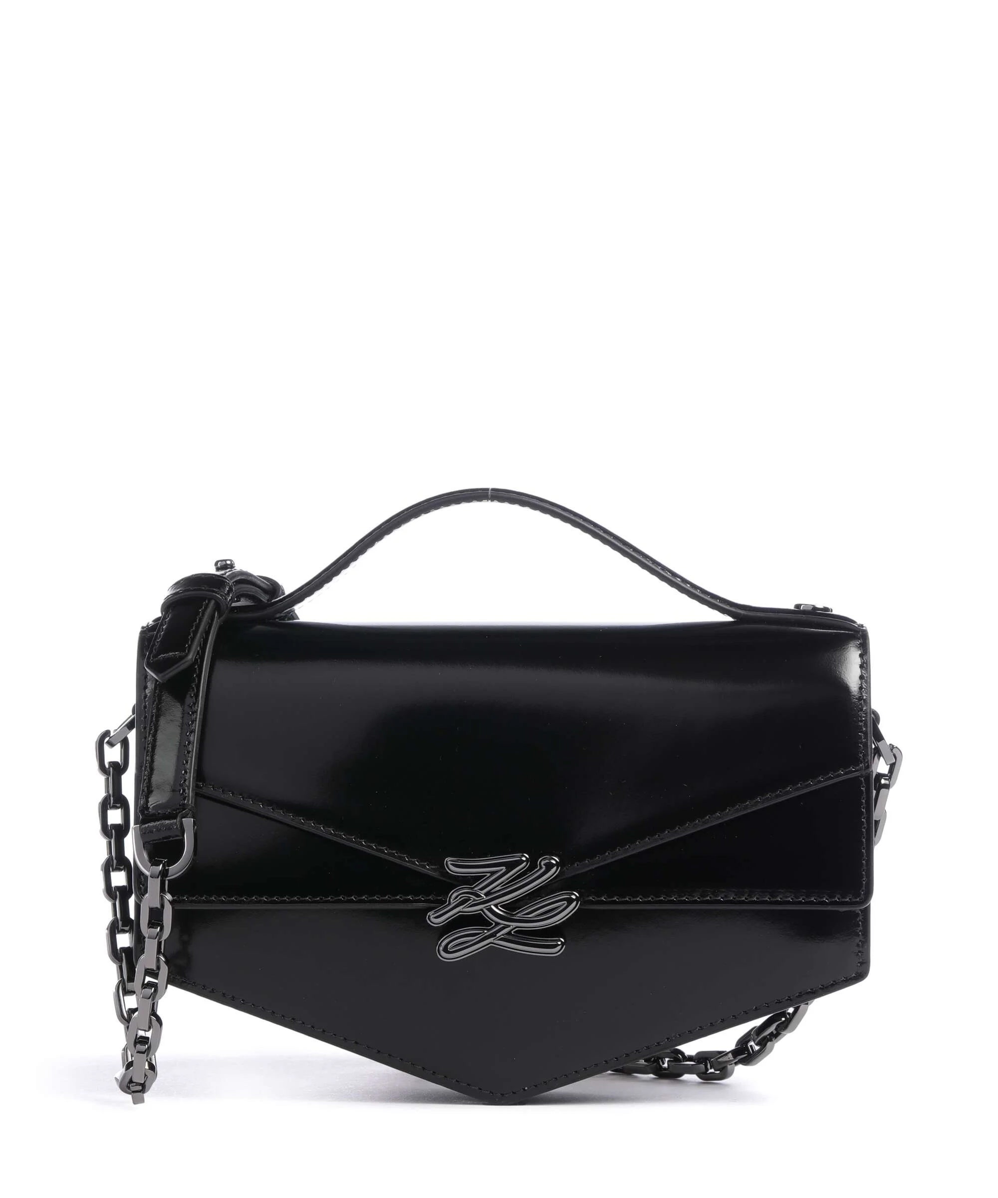 Karl Lagerfeld K/Studio Autograph Small Crossbody tas black/nickel
