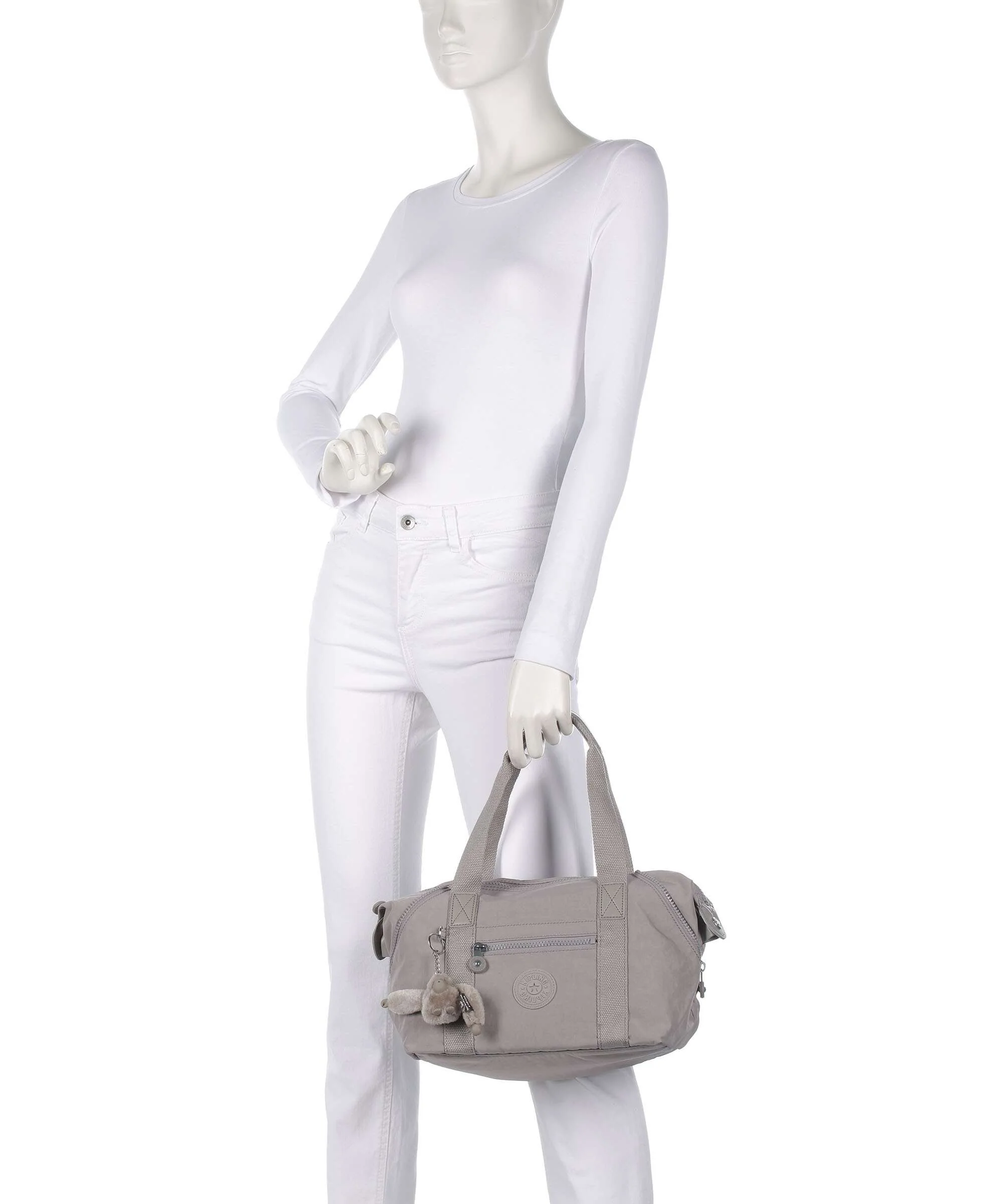 Kipling Basic Art Mini Handtas grey gris - Image 3