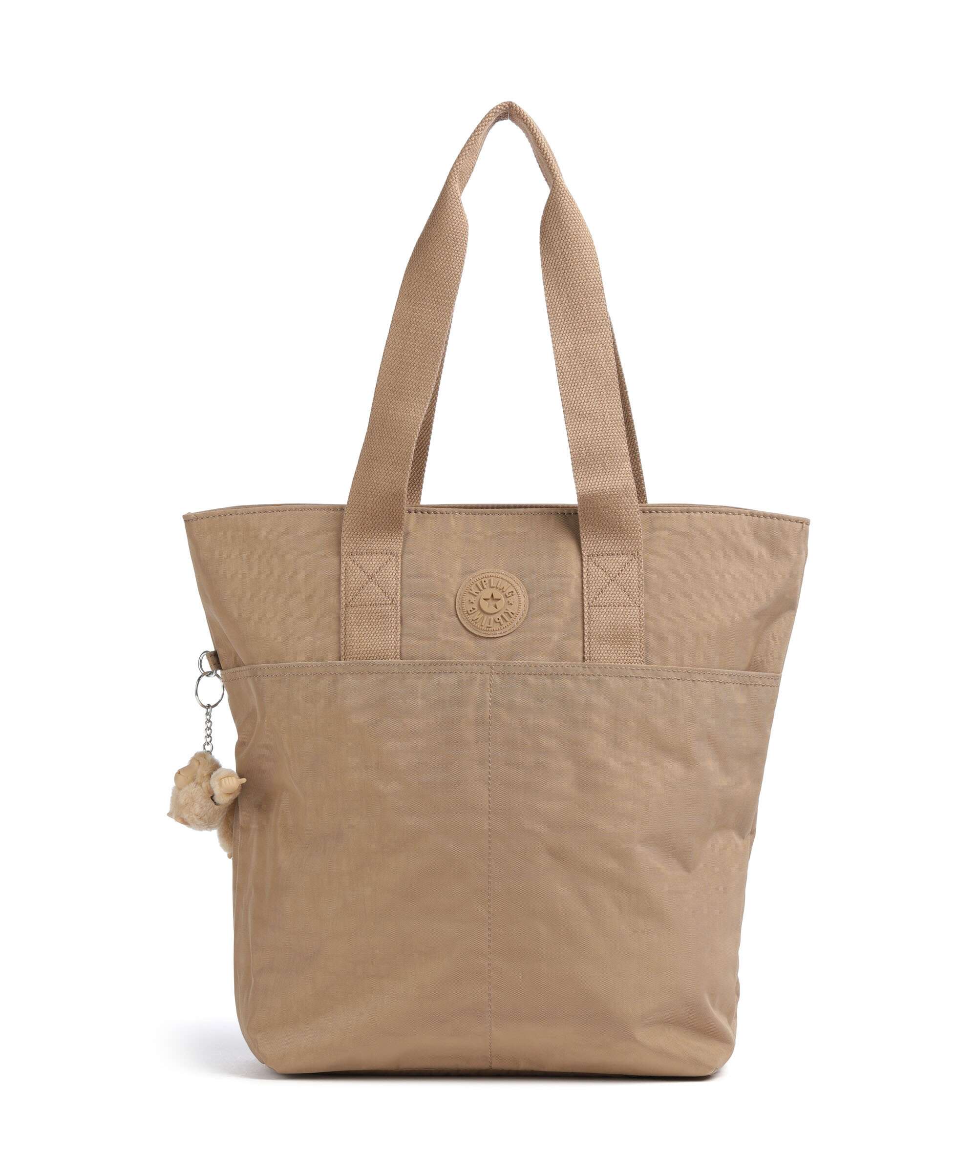 Kipling Basic Hanifa Boodschappentas early tan