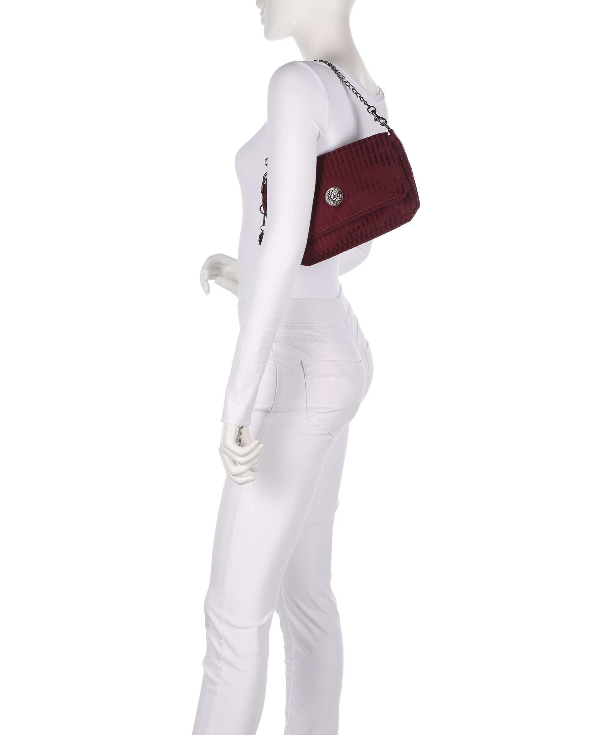 Kipling Elevated Aras Up Schoudertas maroon tile - Image 3