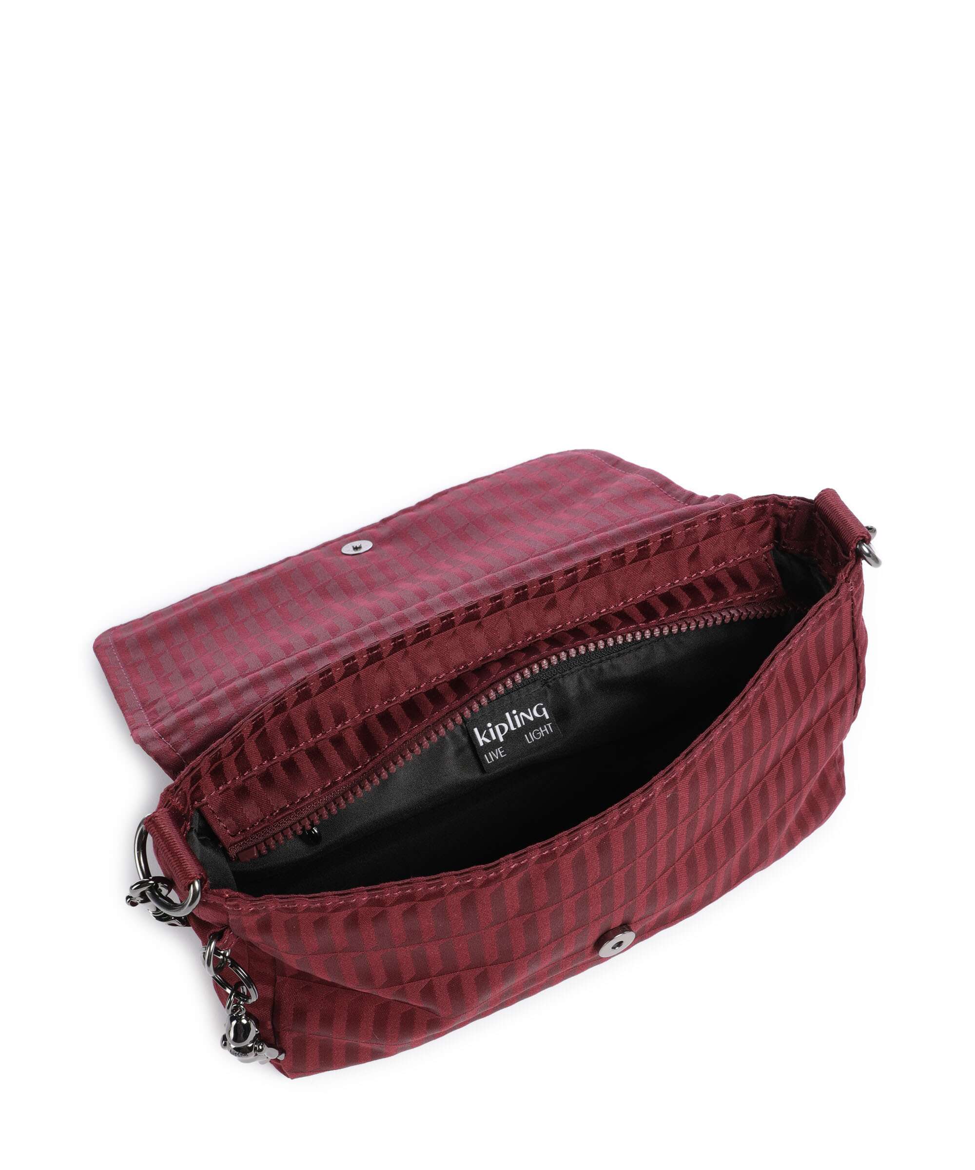 Kipling Elevated Aras Up Schoudertas maroon tile - Image 7