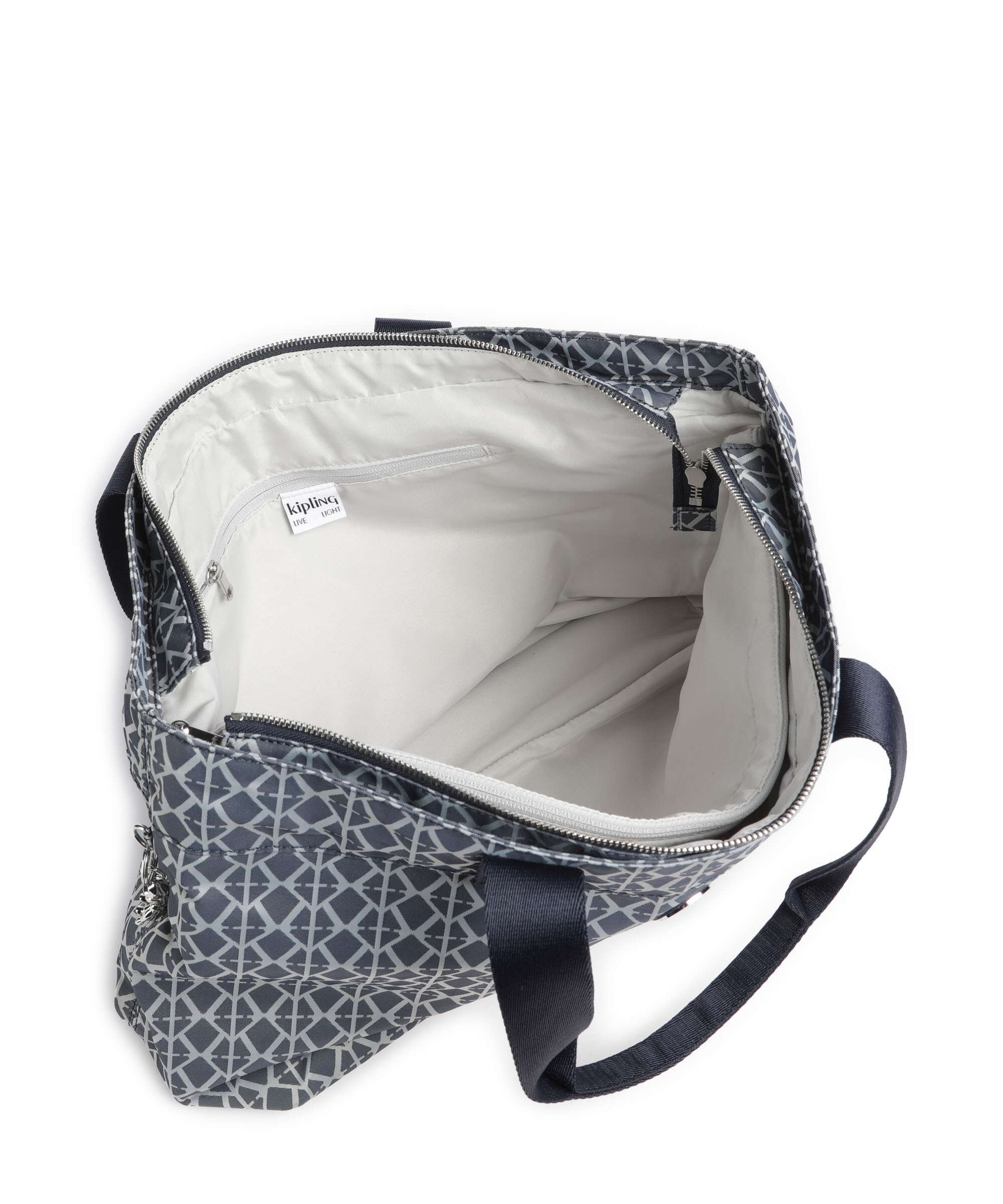 Kipling Elevated Colissa Up Boodschappentas navy sign - Image 6